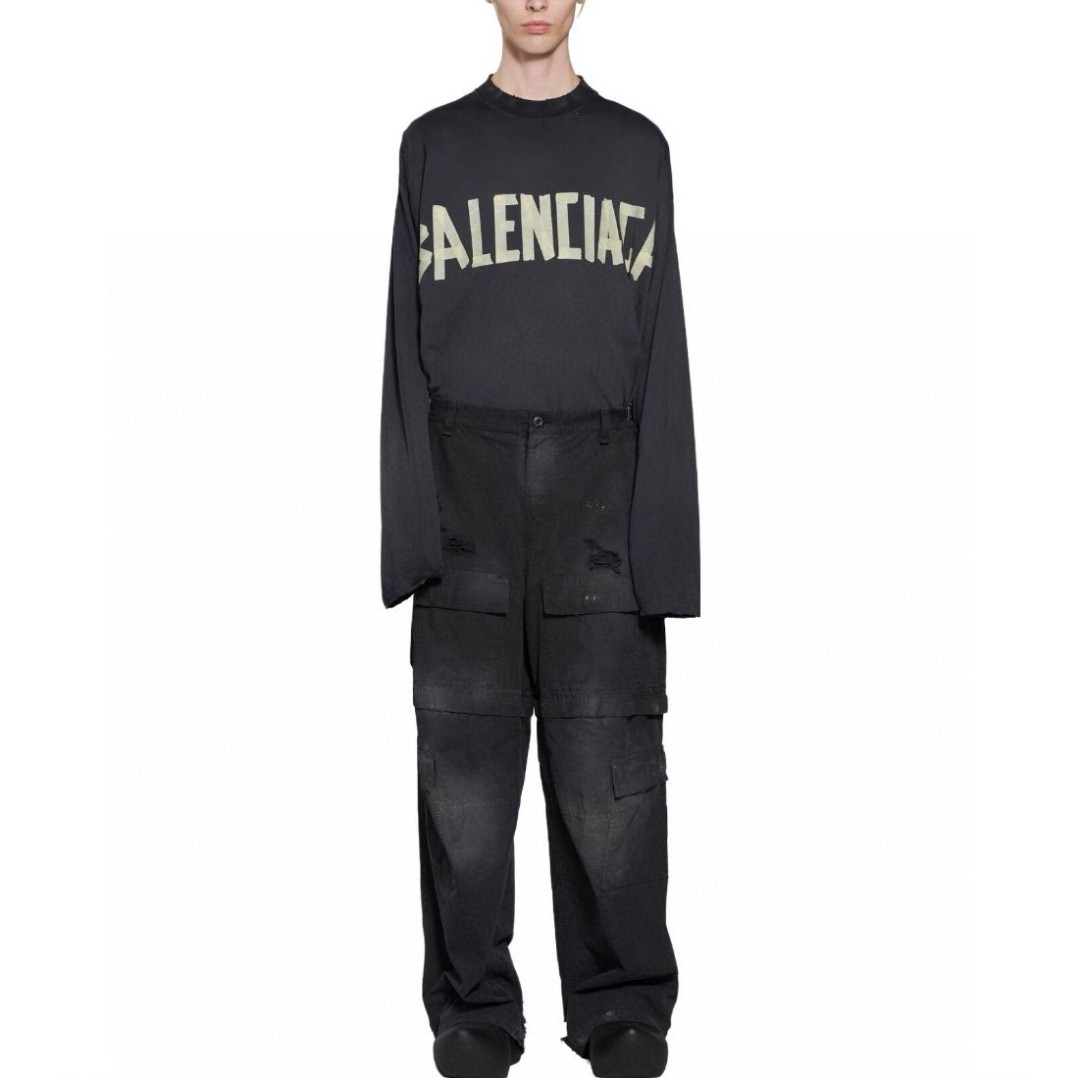 Balenciaga Vêtements Jeans Culottes & Pantalons Shorts Personnalisez la meilleure réplique
 Noir Cadre en bois à carreaux Unisexe Coton Collection printemps – été