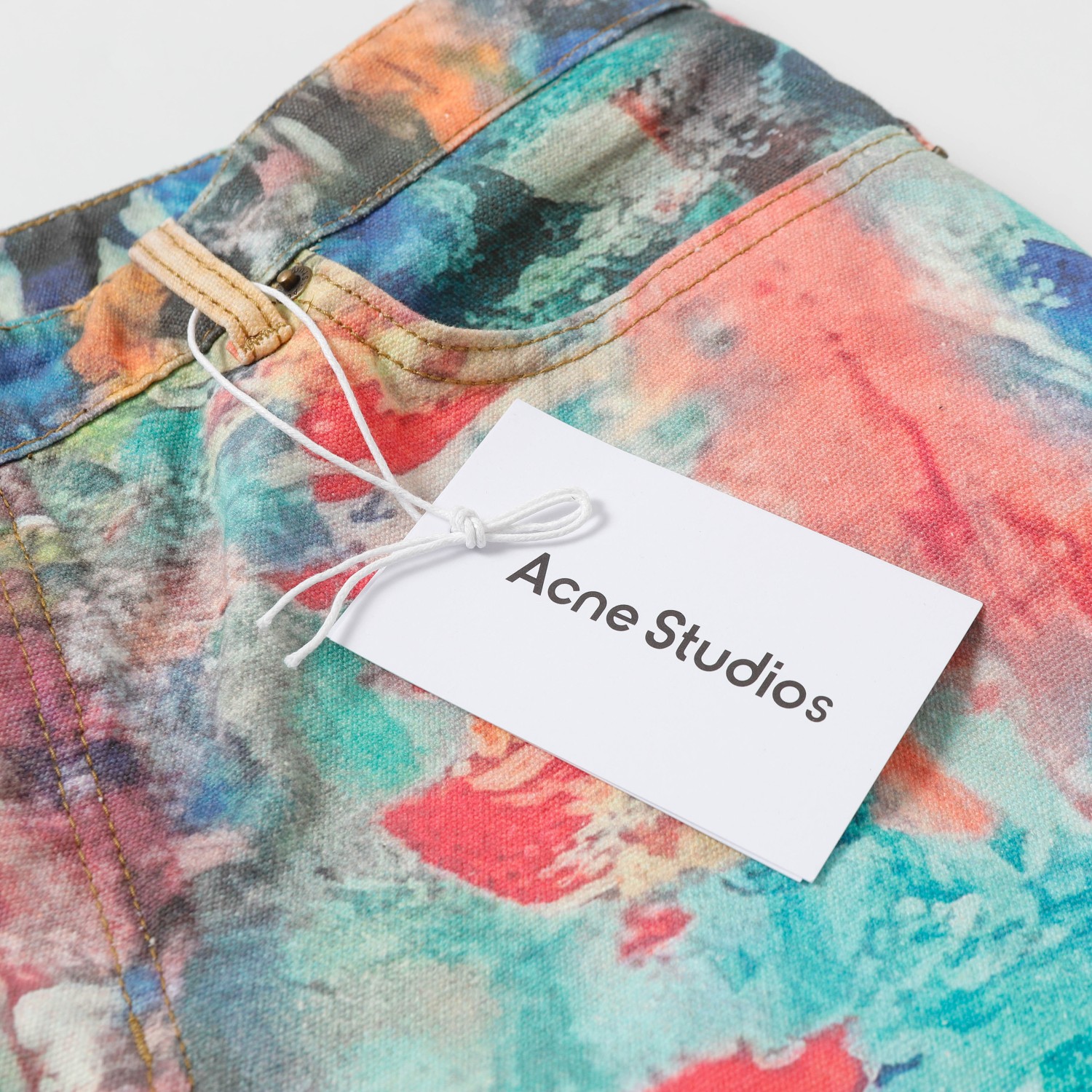 Acne Studios 3D Printed Rainbow-Painted Jeans in Various Sizes and Styles - 图片 6