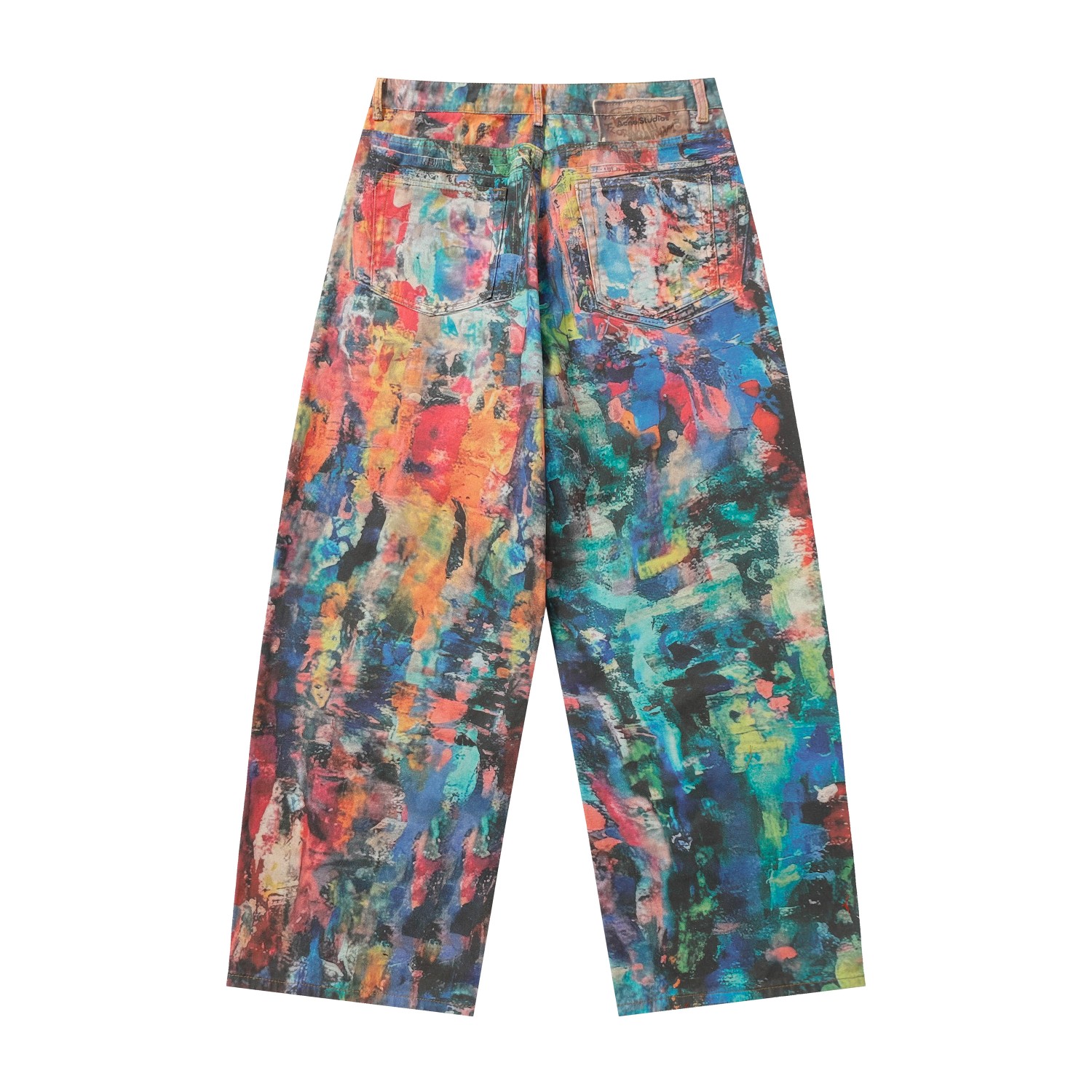 Acne Studios 3D Printed Rainbow-Painted Jeans in Various Sizes and Styles - 图片 2