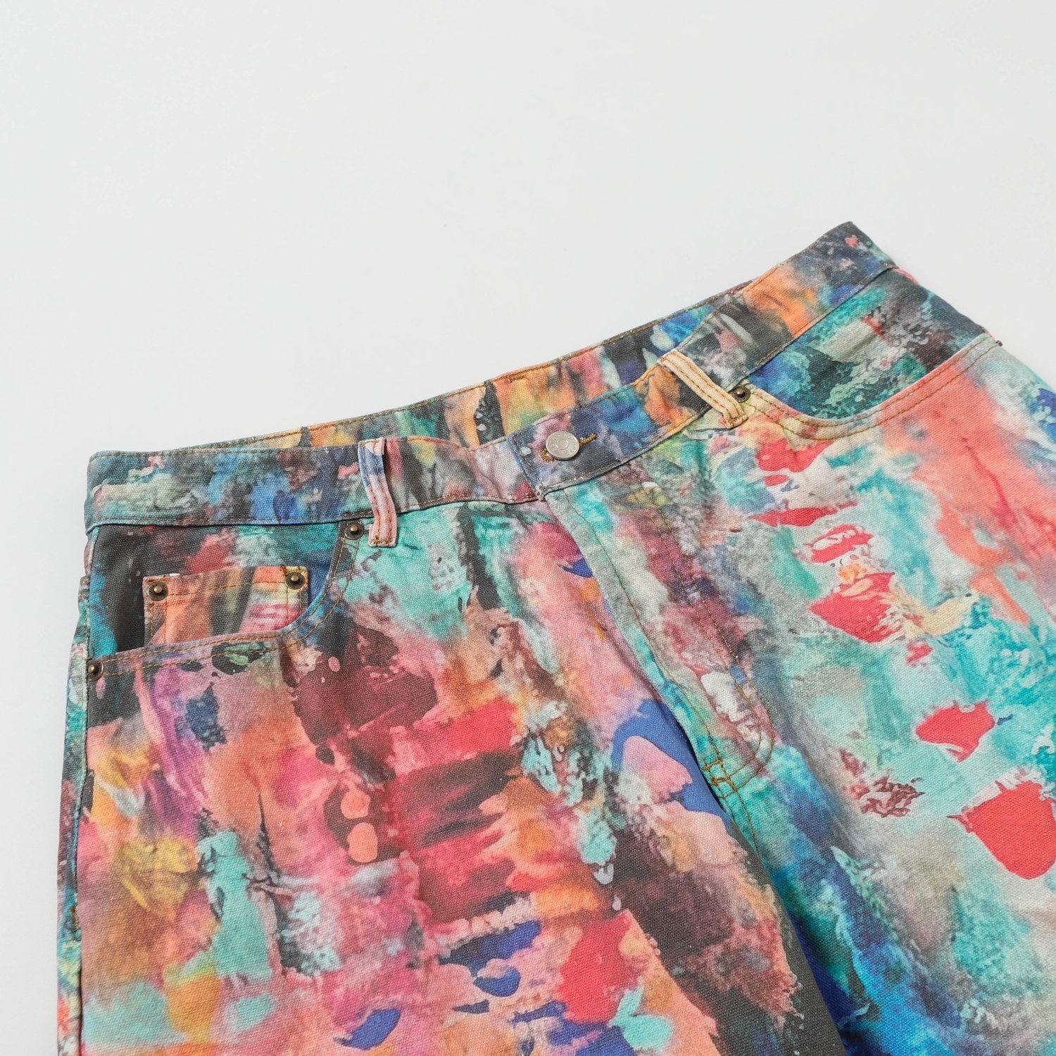 Acne Studios 3D Printed Rainbow-Painted Jeans in Various Sizes and Styles - 图片 5