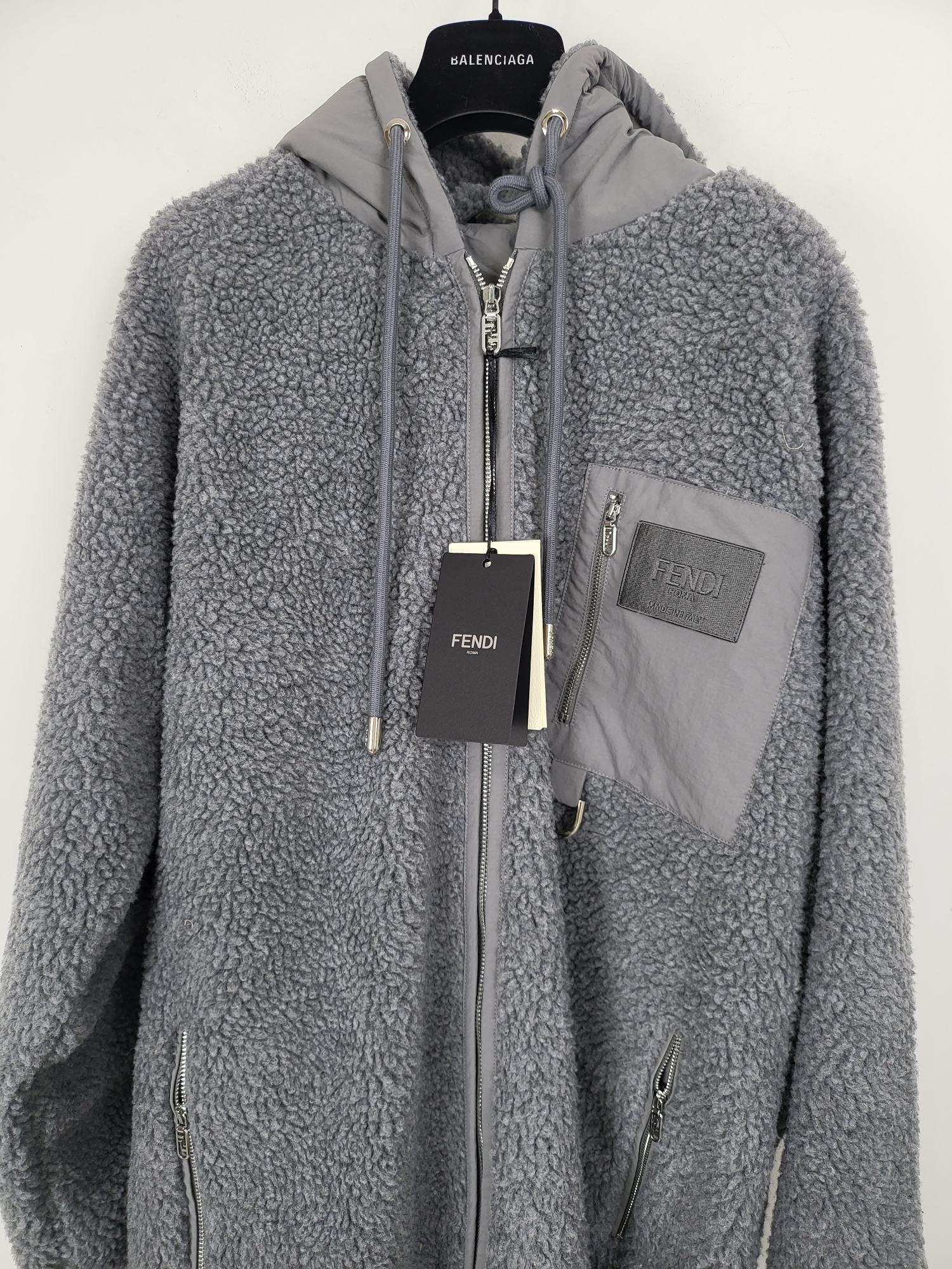 펜디 테디 플리스 후드 남성 자켓 23FW 상세 이미지 3