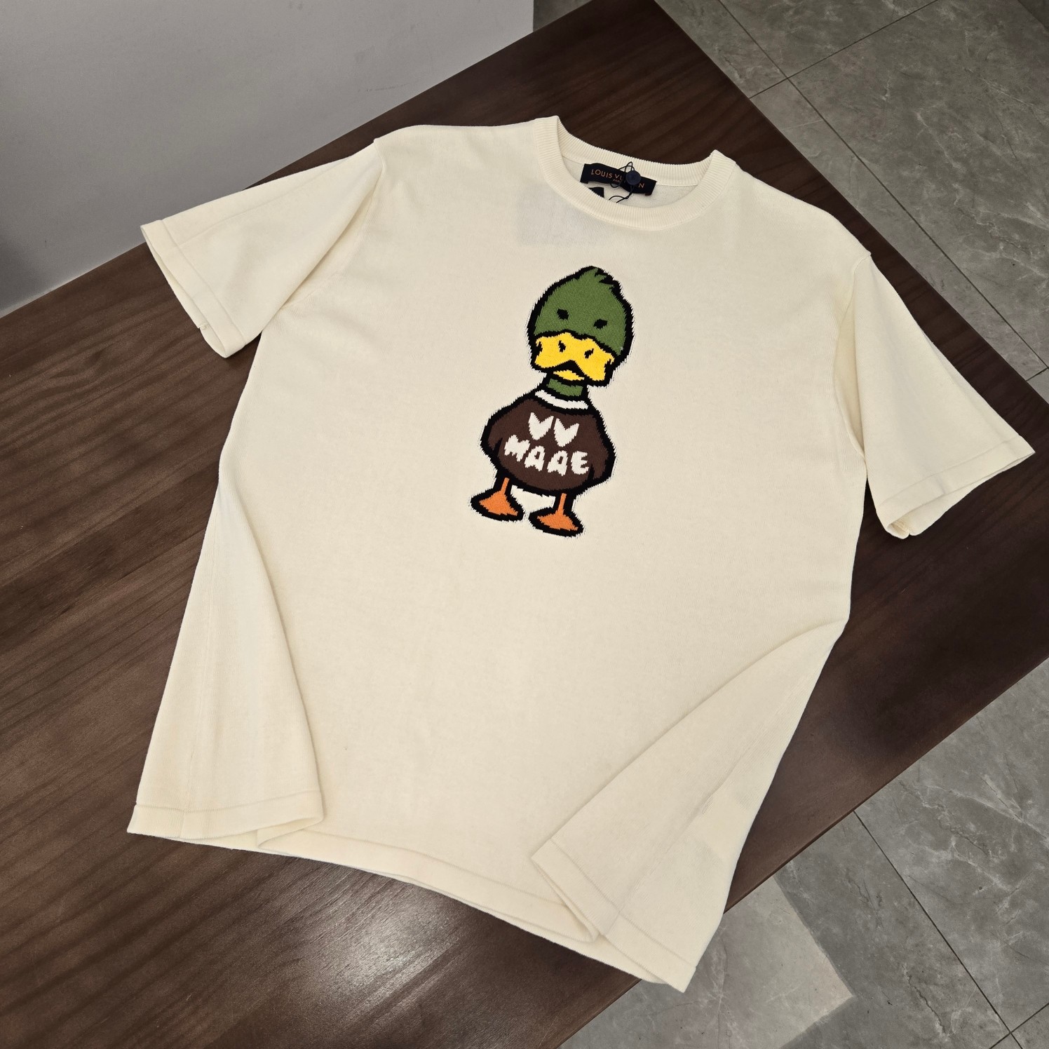 루이비통 로고 프린트 코튼 반팔 티셔츠 836 Louis Vuitton T Shirt