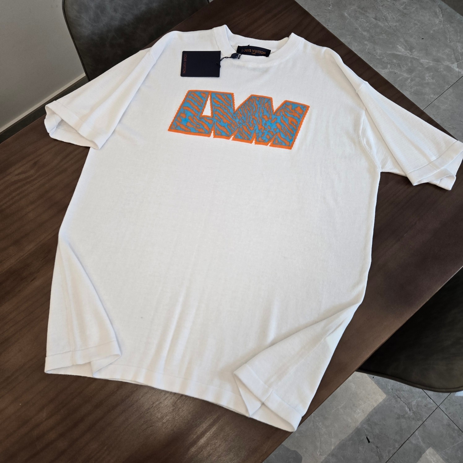 루이비통 로고 프린트 코튼 반팔 티셔츠 835 Louis Vuitton T Shirt