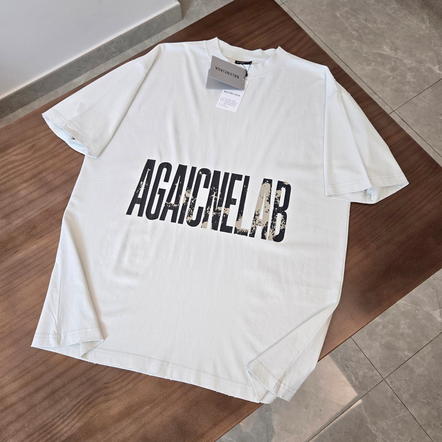 발렌시아가 프린트 반팔 티셔츠 5370 Balenciaga T Shirt
