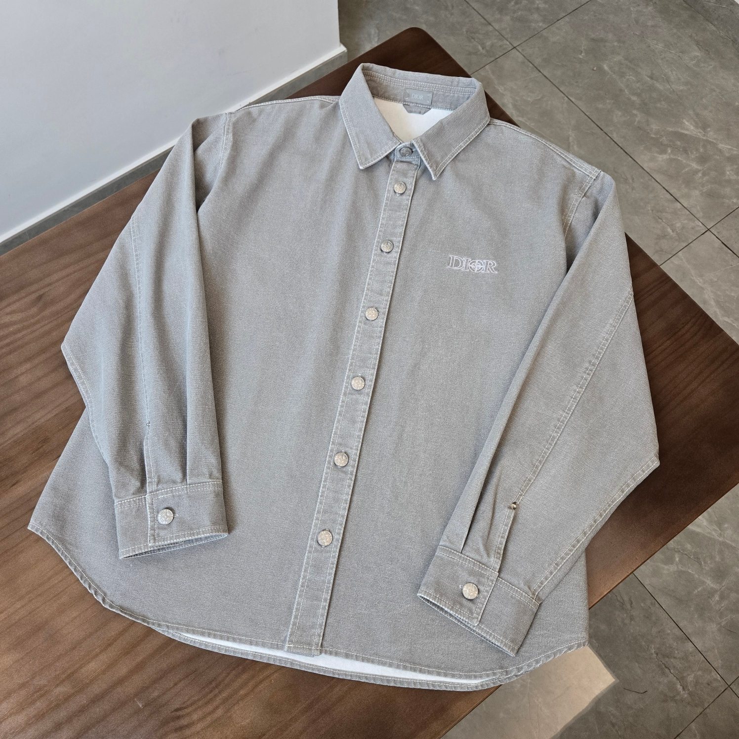 디올 2024FW 데님 콜라보 셔츠 5410