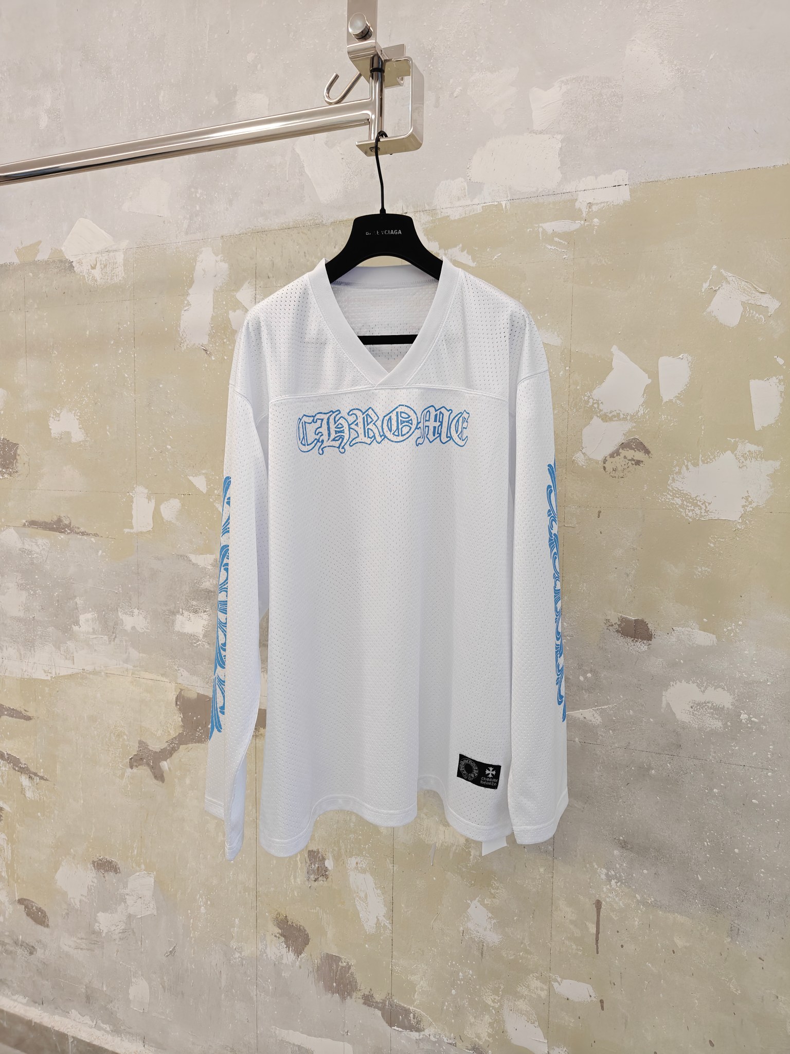 Chrome Hearts 25SS Glitter Hockey Jersey - High Density Birdseye Mesh