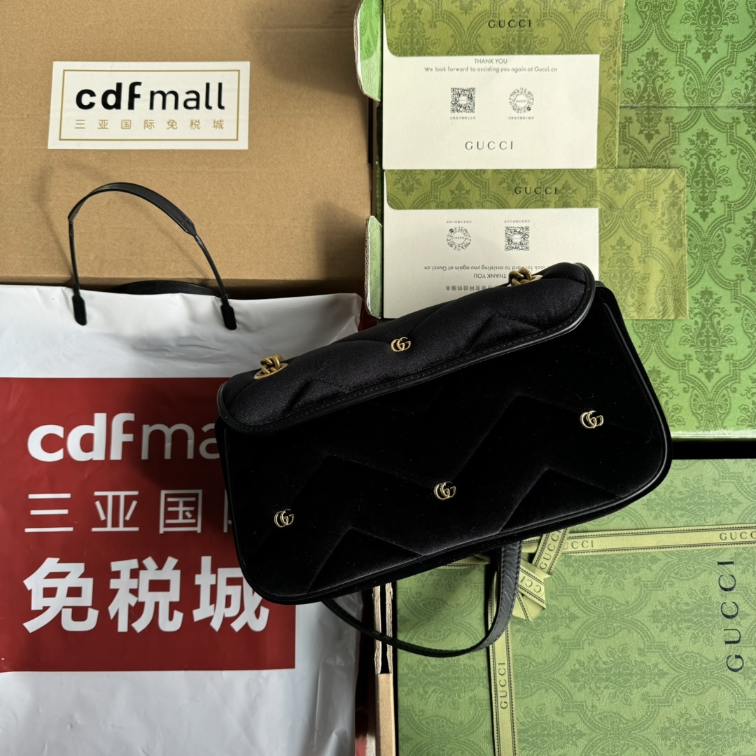 配置专柜包装GGMarmont系列迷你肩背包款号446744FACK21000这款GGMarmont系列