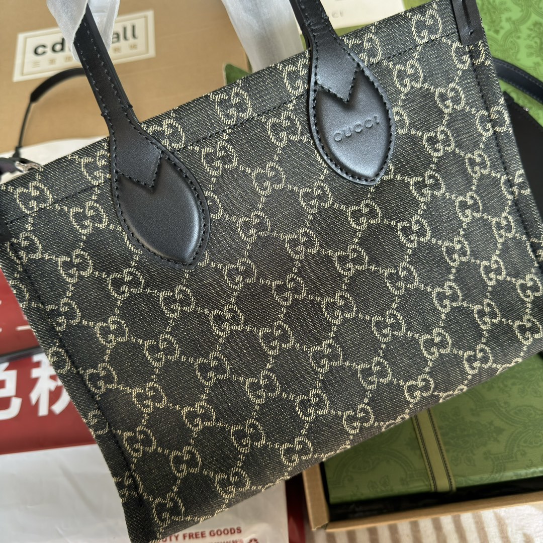配全套原厂绿盒包装OPhidia系列GG中号托特包在2024早春系列中OPhidia系列包袋推出多款肩背