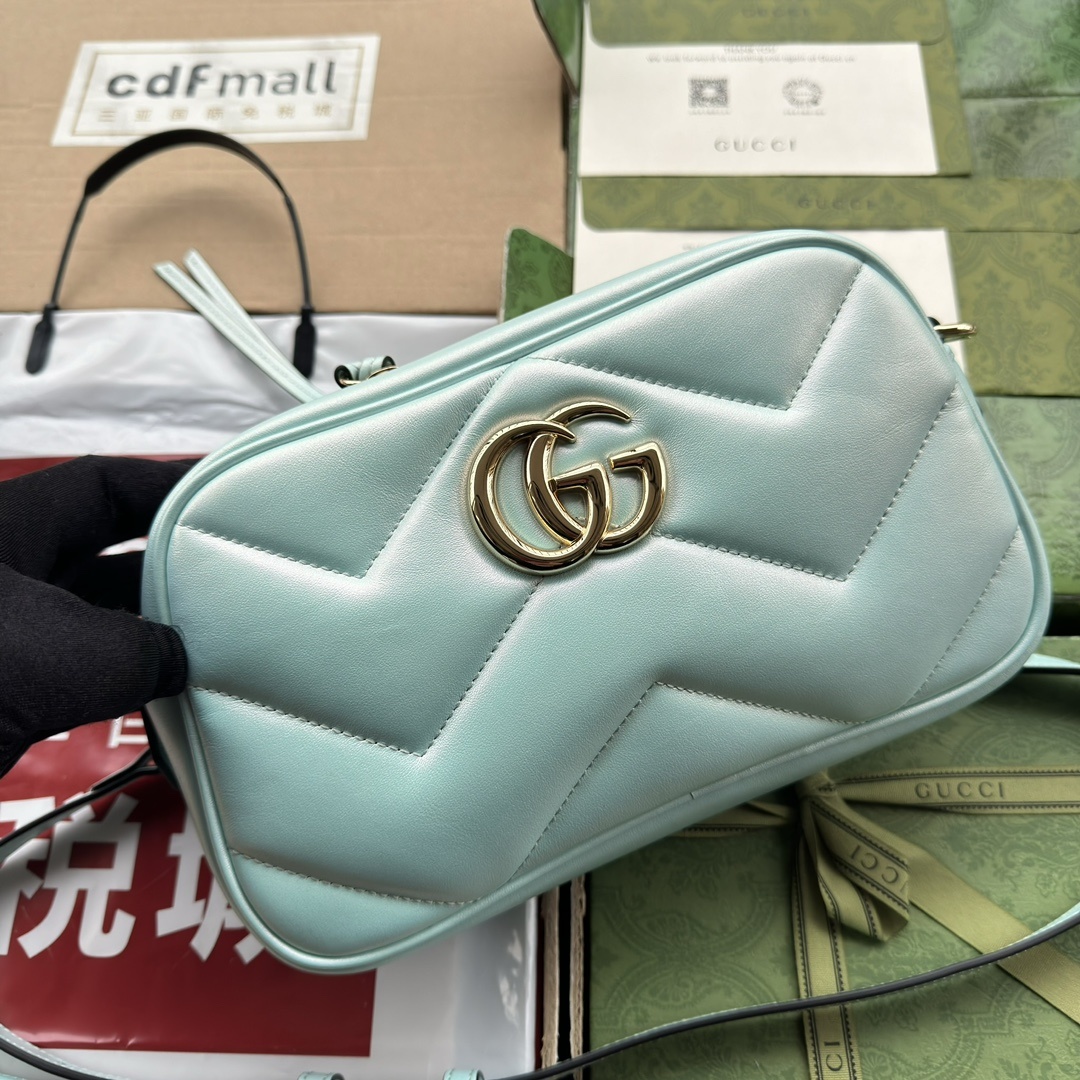 配置专柜包装GGMarmont系列小号肩背包447632AAC2V4923Gucci备受喜爱的手袋系列以