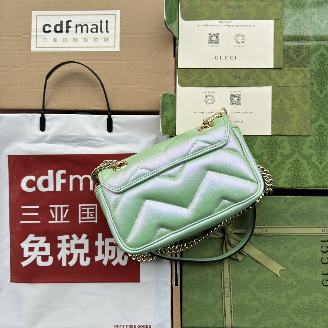 配置专柜包装GGMarmont系列小号肩背包446744AAC2U4923Gucci备受喜爱的手袋系列以
