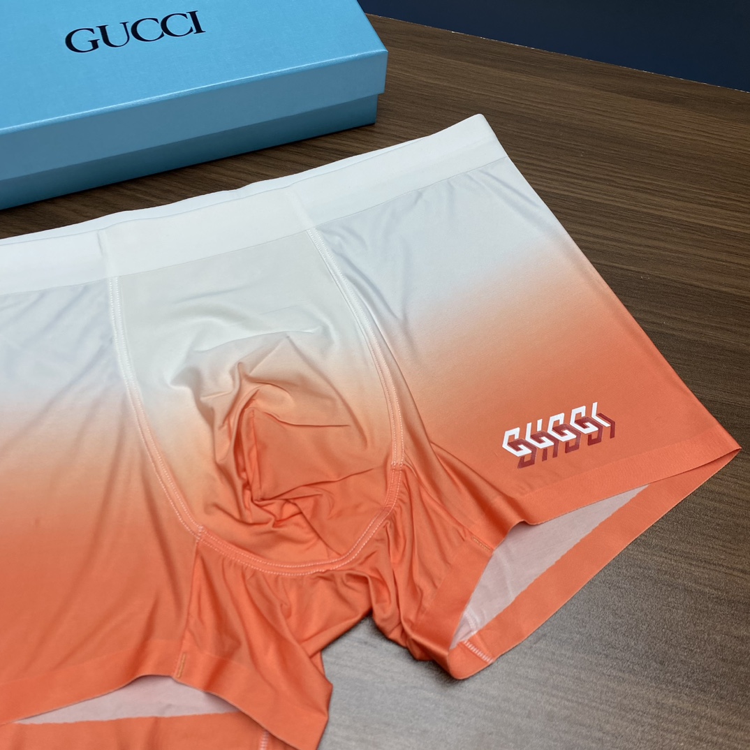  特别推出：款“G*U*l系列平角内裤~一盒三条冰丝贴身之物不能迁就，内裤一定要穿的舒服才行~腰头采用标