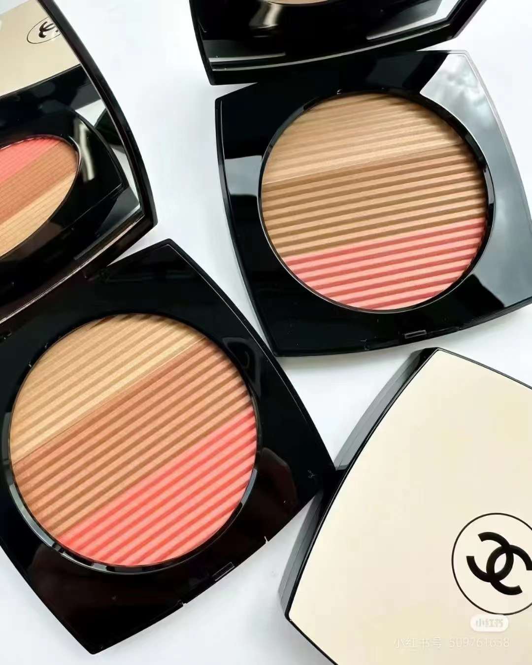 Chanel Les Beiges Harmony Face Powder - Light Coral & Medium Coral, 15g 4 a1737117510161 0580