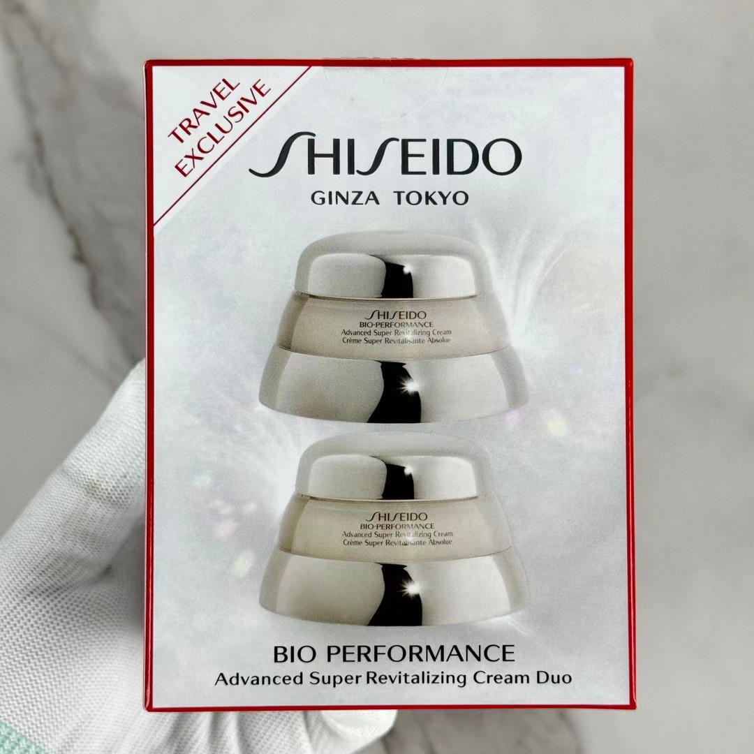 90. Crema facial Shiseido Bio-Performance 75ml/versión Mingtong 180. Set de dos cremas Shiseido Bio-Performance/versión…