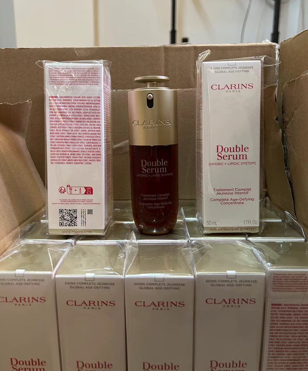 80. Clarins Double Serum 9th Generation 50ml/Mingtong Version 🔜 Mingtong Version. High Quality❗️🇫🇷Clarins 娇韵诗 9th Ge…