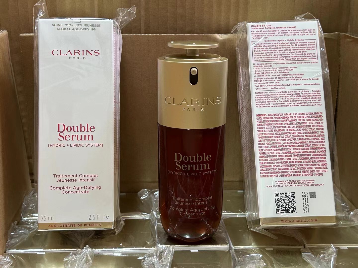 85. Clarins Double Serum 9th Generation 75ml/Mingtong Version 🔜 Mingtong Version. High Quality❗️🇫🇷Clarins 娇韵诗 9th Ge…