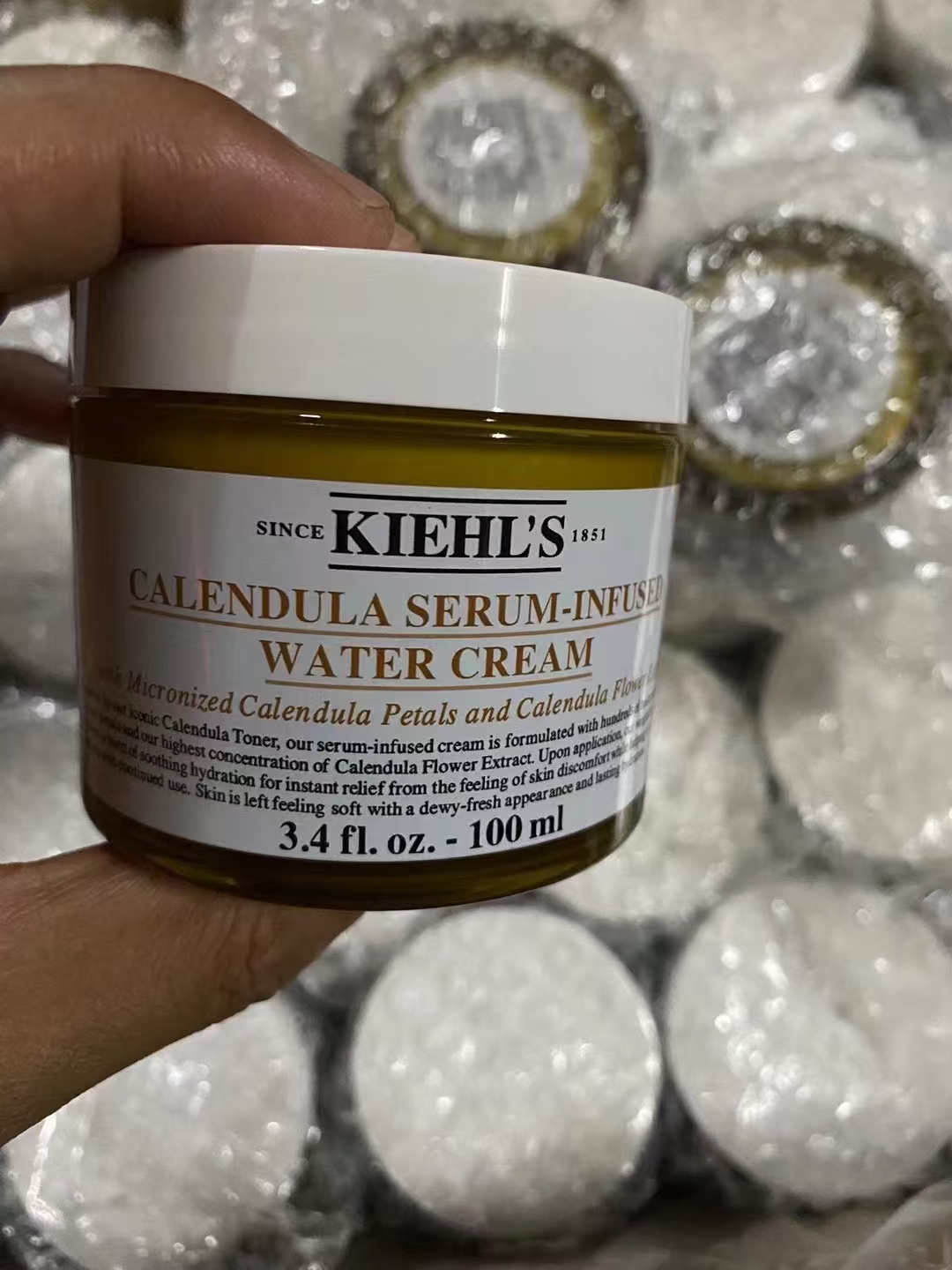 Crema hidratante de caléndula KIEHL'S 100ml 🔜 Versión Mingtong. ¡Alta calidad❗️🇺🇸KIEHL'S/Crema hidratante de caléndu…