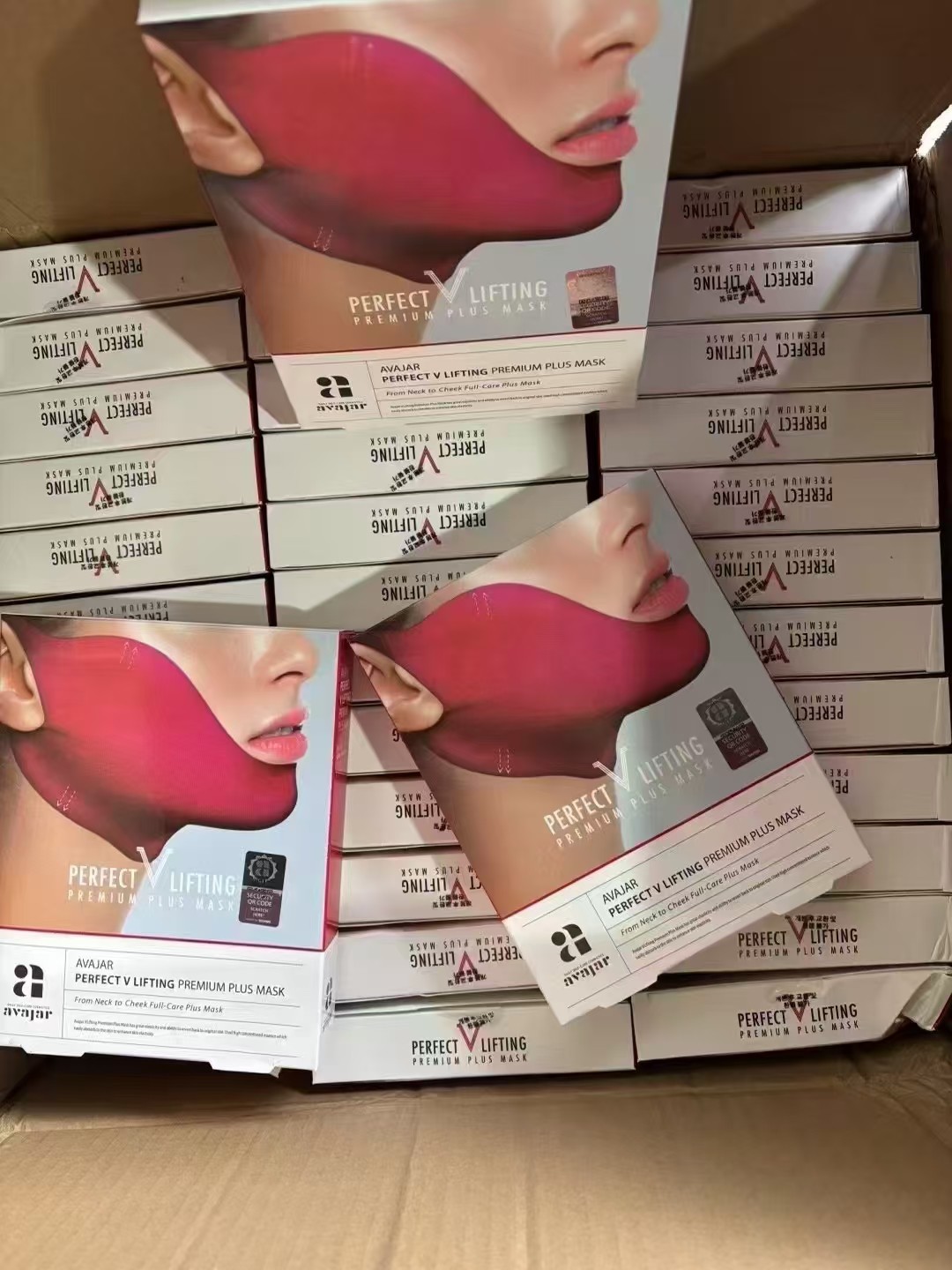 38. Mascarilla facial V de Avajar 5 unidades 🔜 Calidad 1:1❗🇰🇷Avajar Mascarilla facial V 5 unidades 36 cajas por piez…