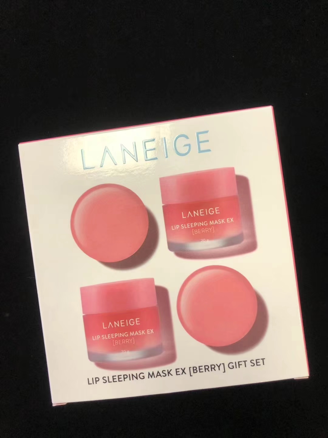 90. Laneige Lip Mask Set of 4 x 20g 🔜 versión Mingtong. alta calidad❗🇰🇷Laneige / Laneige Lip Mask 20g set de 4 pieza…