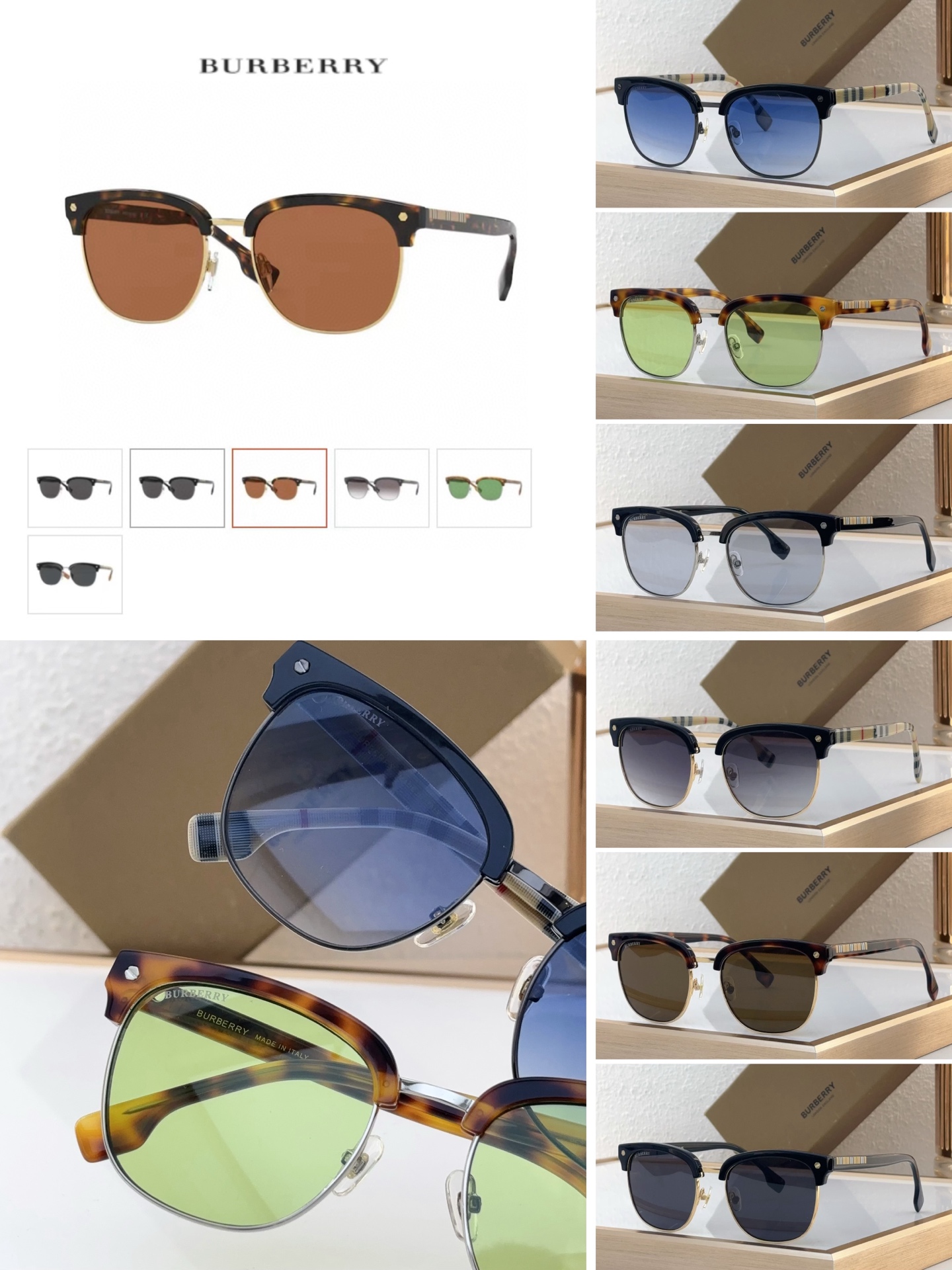 BURBERR* MODELO: BE 4317 TALLA: 54口20-145