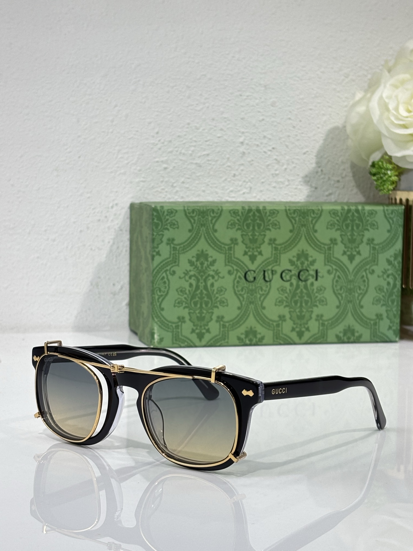 GUCC* Clip-on Modelo: GG0182S Talla: 51口14-145