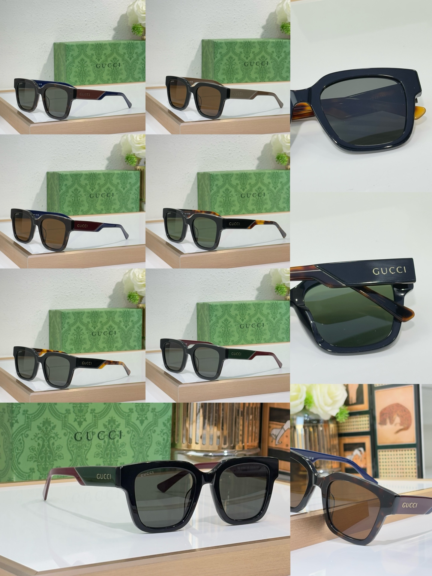GUCC* MODELO: GG1670SK TALLA: 52口22-145