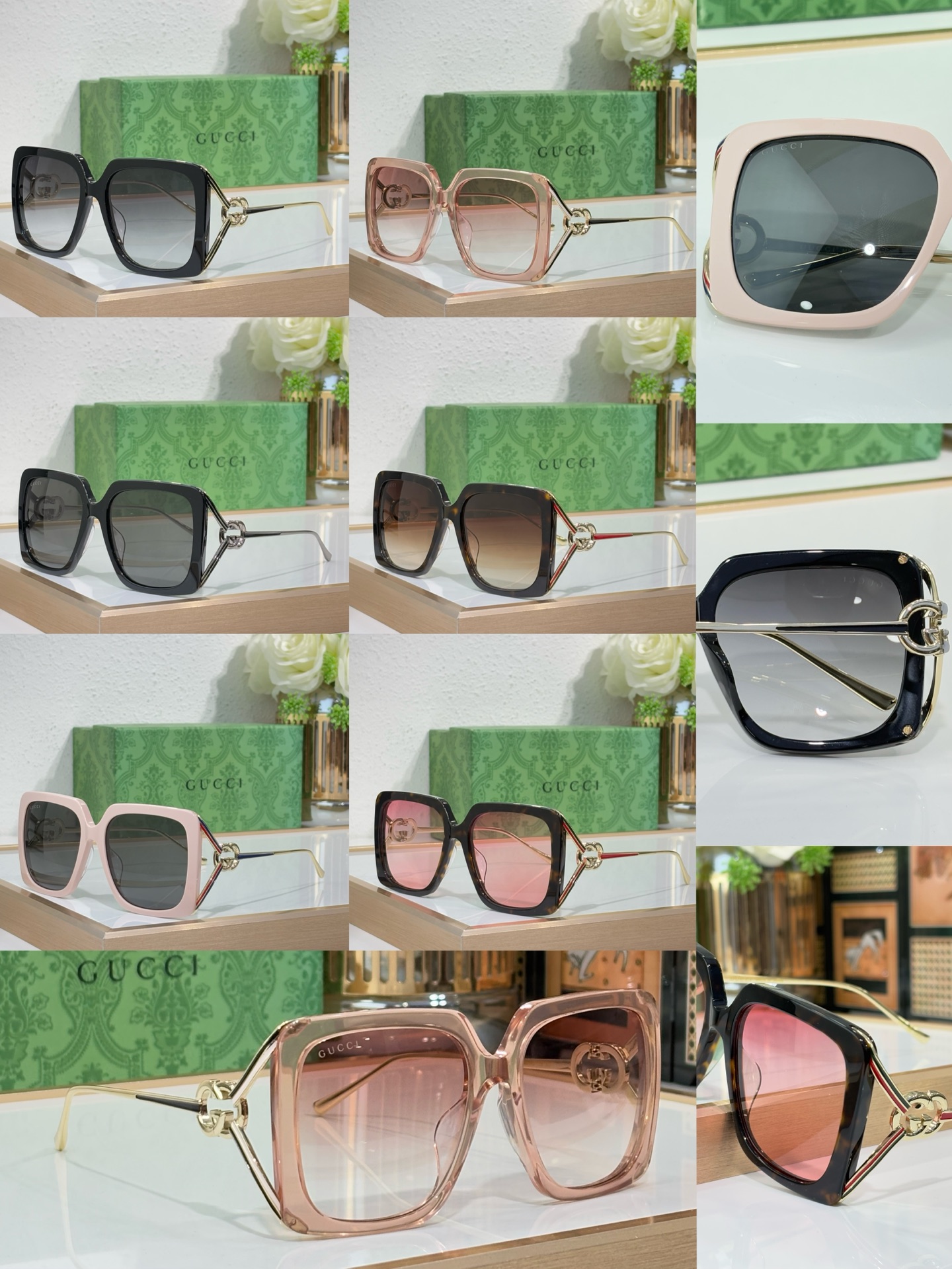 GUCC* MODELO: GG1324SA TALLA: 52口19-135