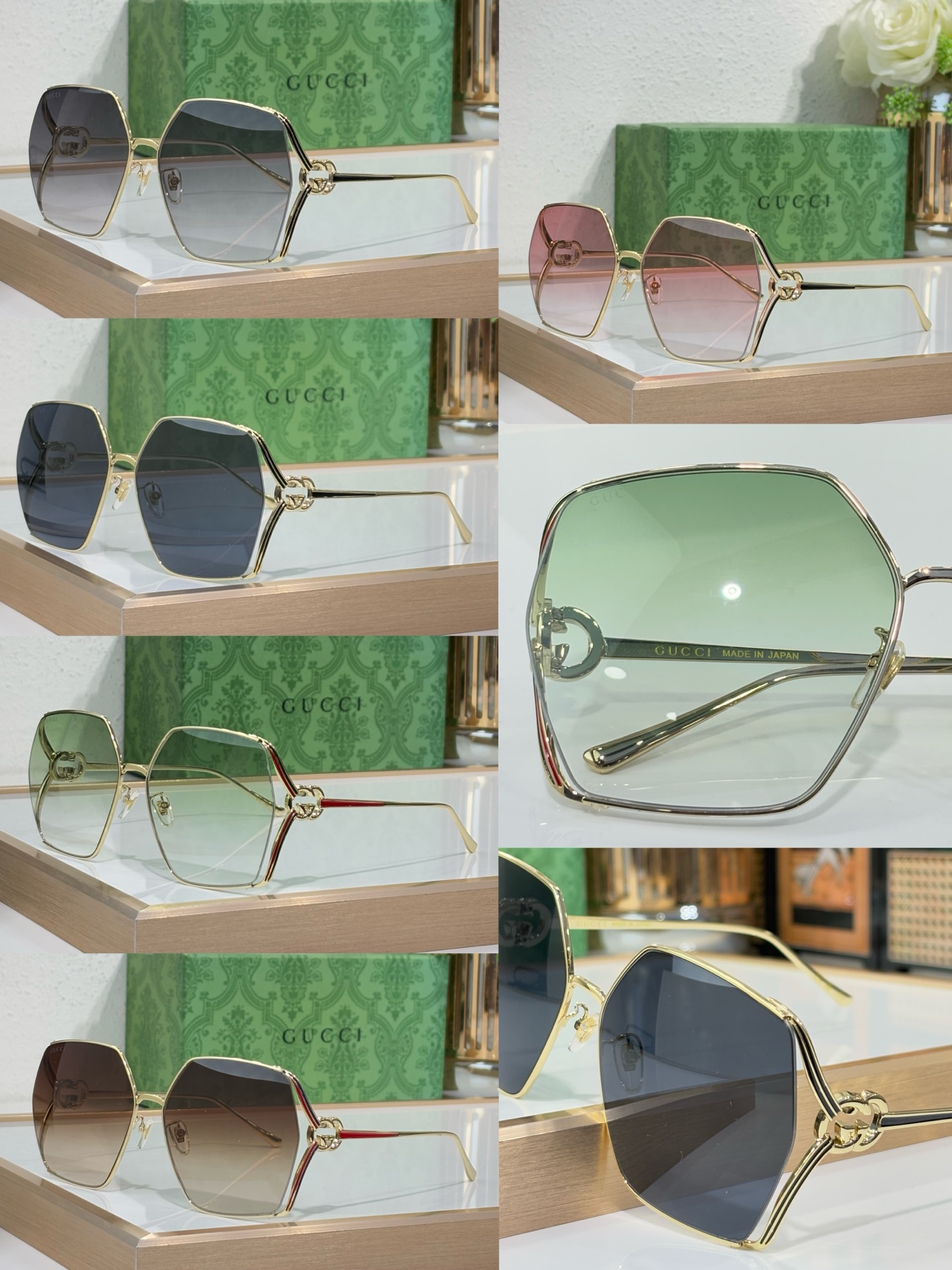 GUCC* MODELO: GG1322SA TALLA: 64口16-135