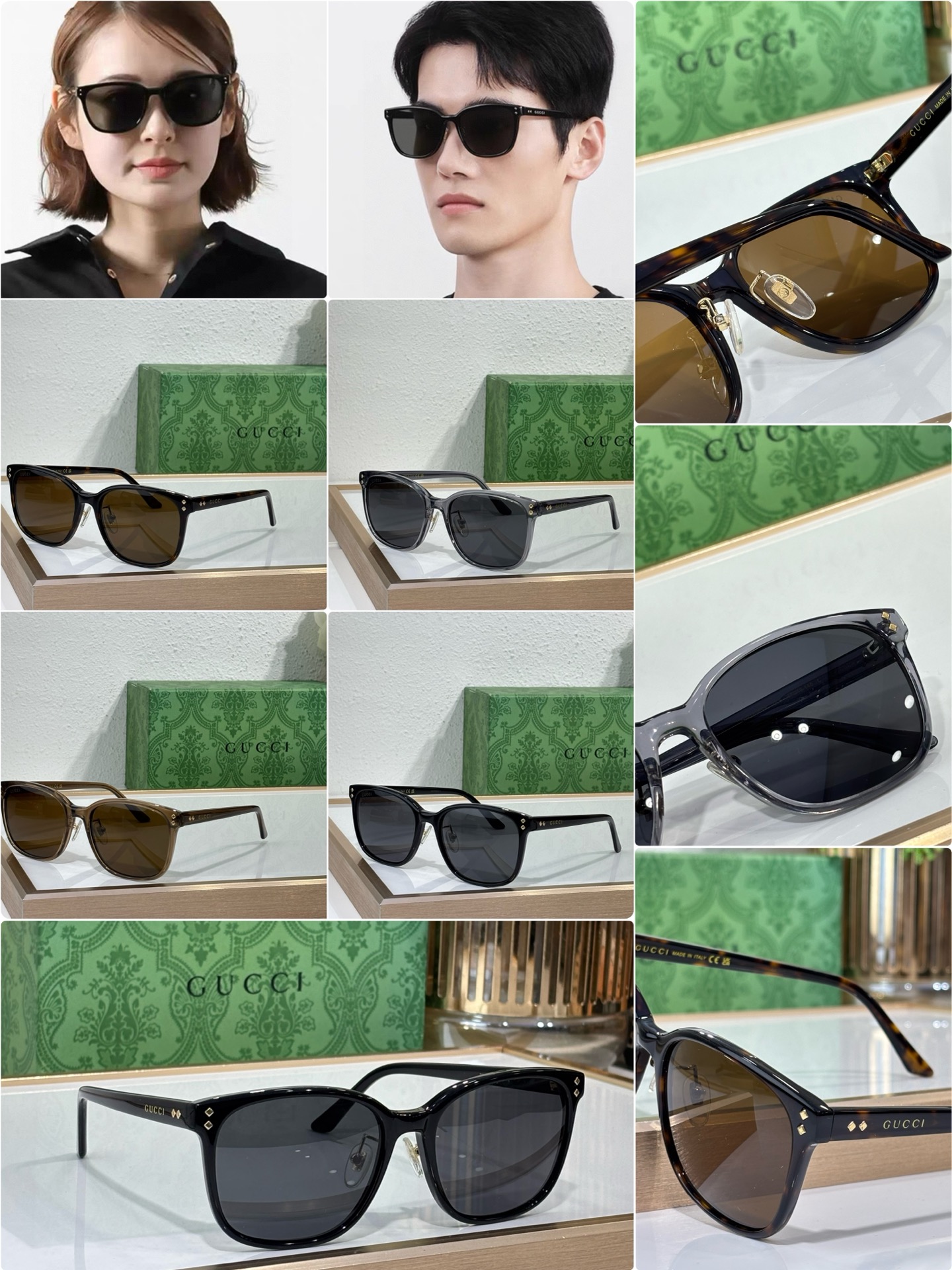 GUCC* MOD: GG1896SK TALLA: 57口18-145
