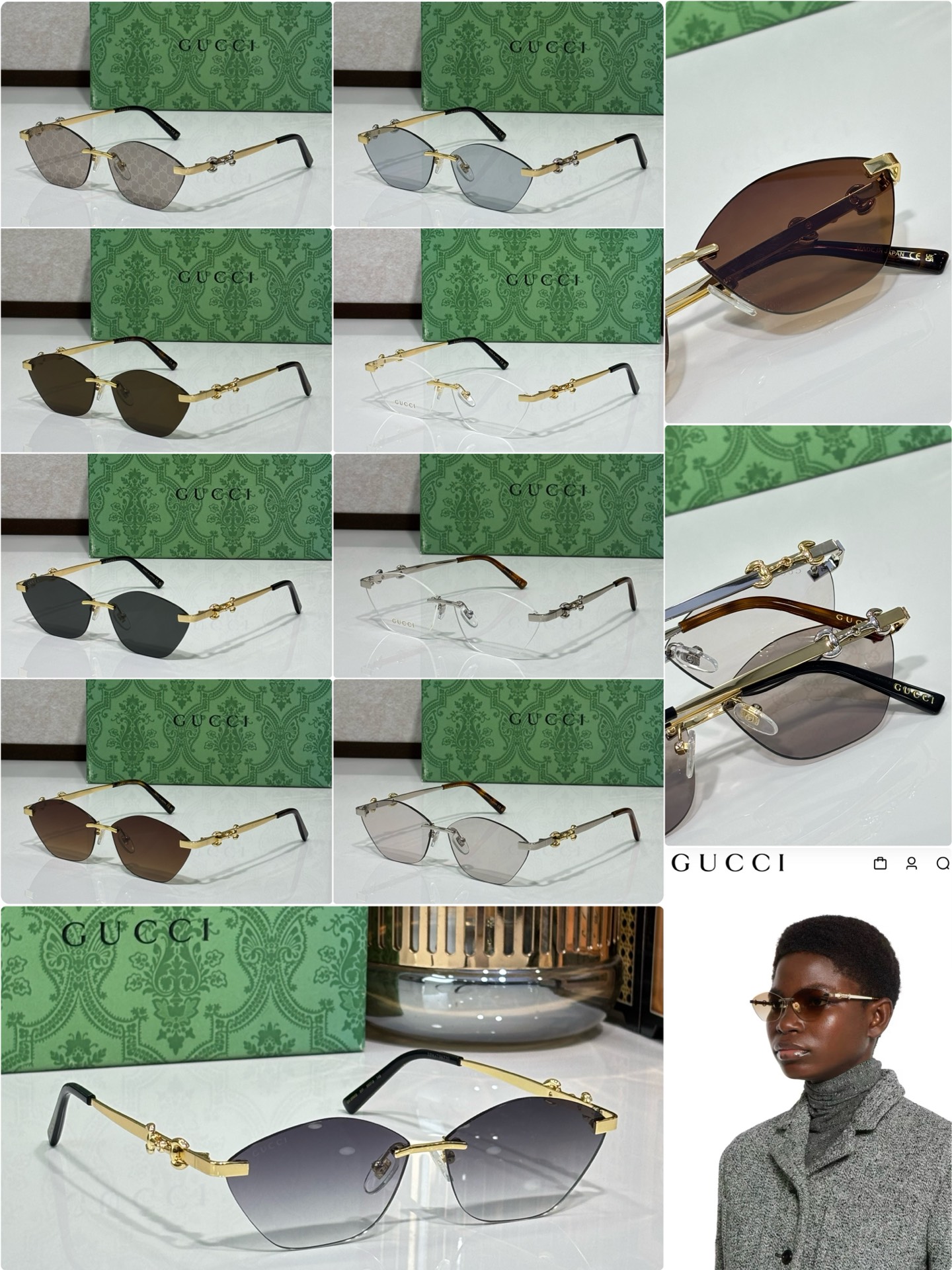 GUCC* MODELO: GG2050S TALLA: 59口13-145