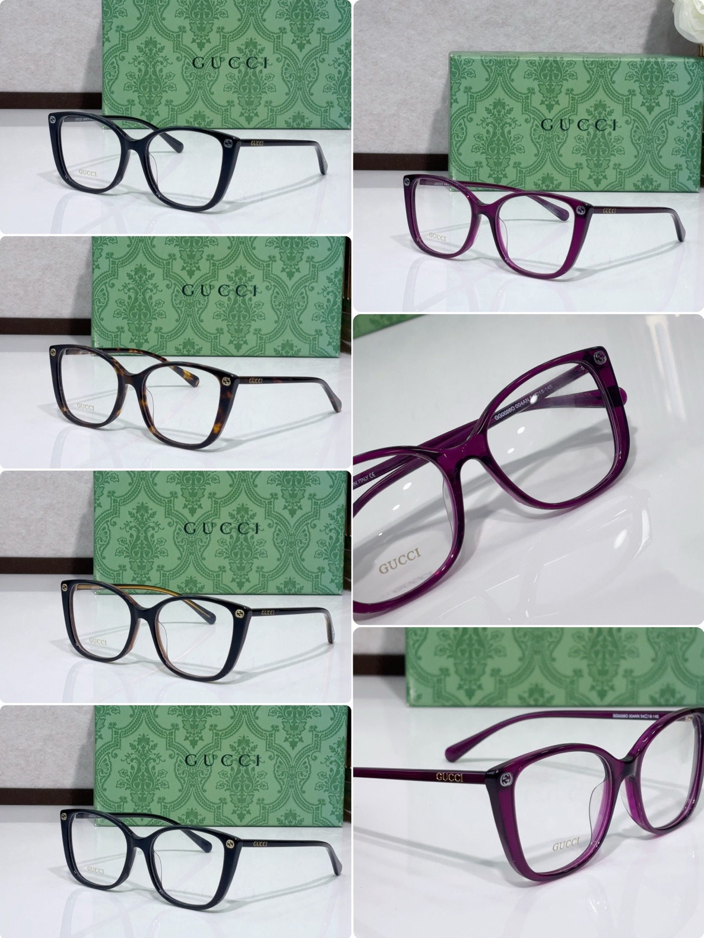 GUCC* MODELO: GG0026O TALLA: 54口18-145