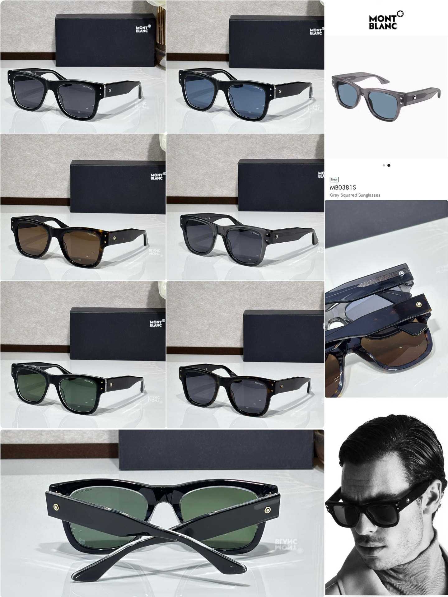 MONT BLAN* MODELO: MB0381S TALLA: 54口21-145