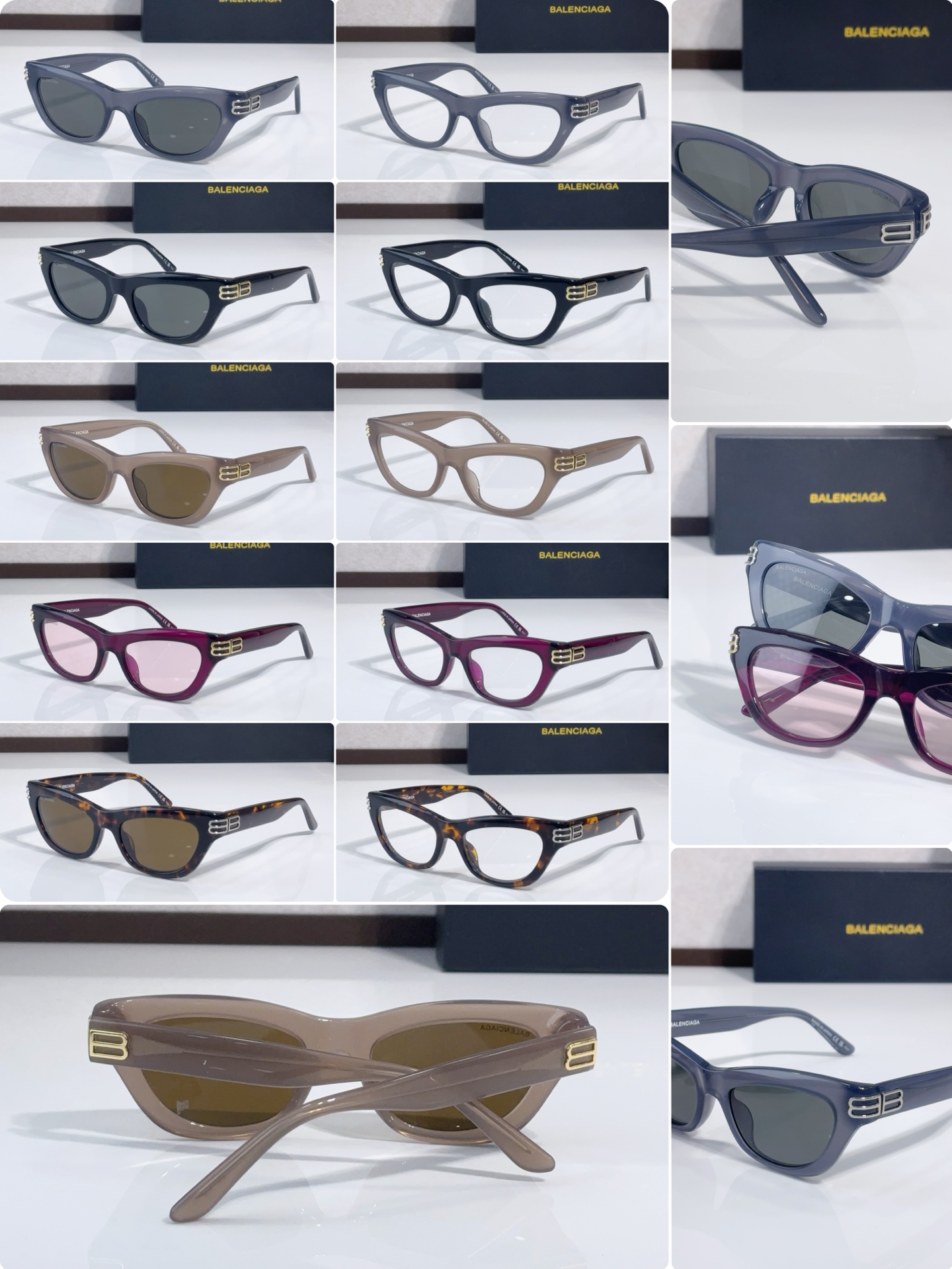 BALENCIAG* MODEL：BB0430S SIZE：54口19-140