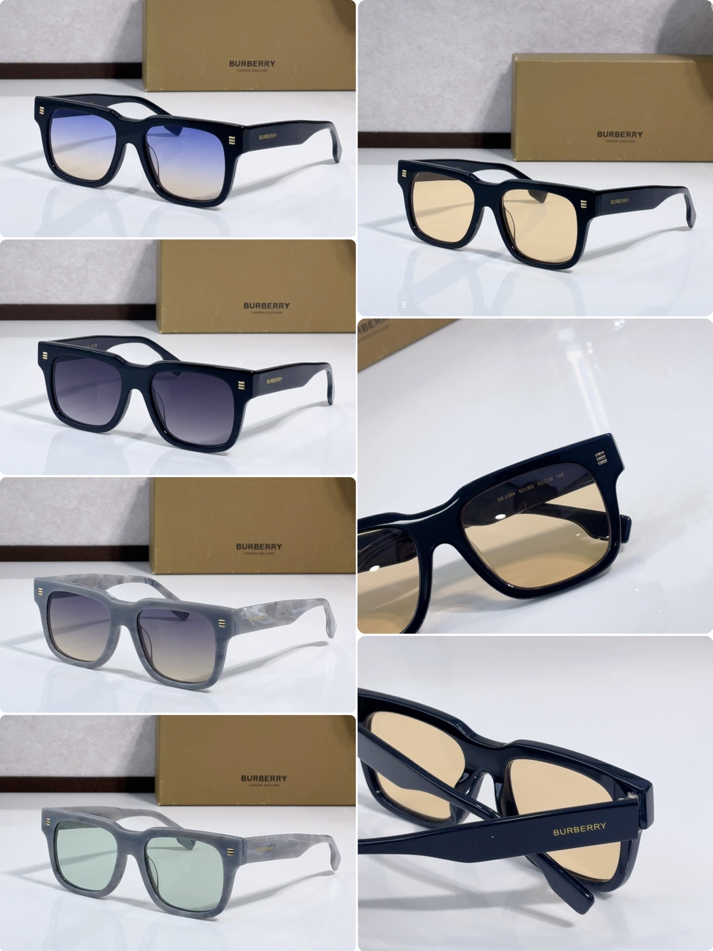 Burberr* Mod: BE4394 Talla: 53口19-145