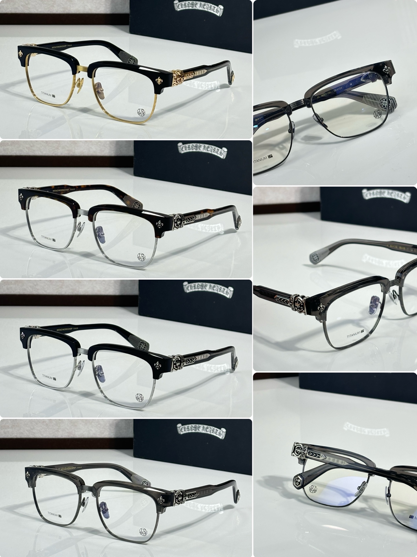 CHROME HEART* MODELO: CH6103 TALLA: 58 boca 19-155