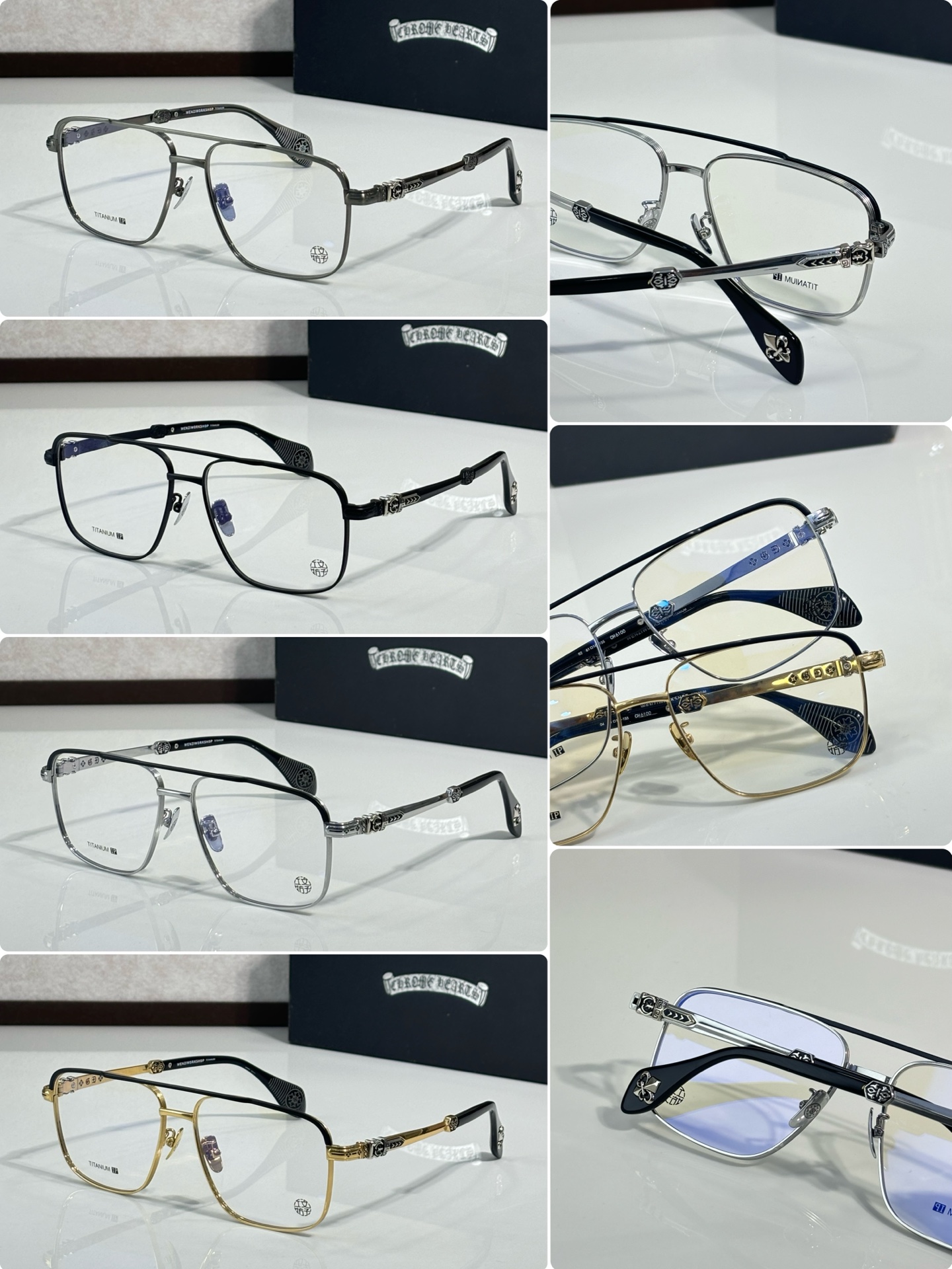 CHROME HEART* MODELO: CH6100 TALLA: 61 boca 16-155