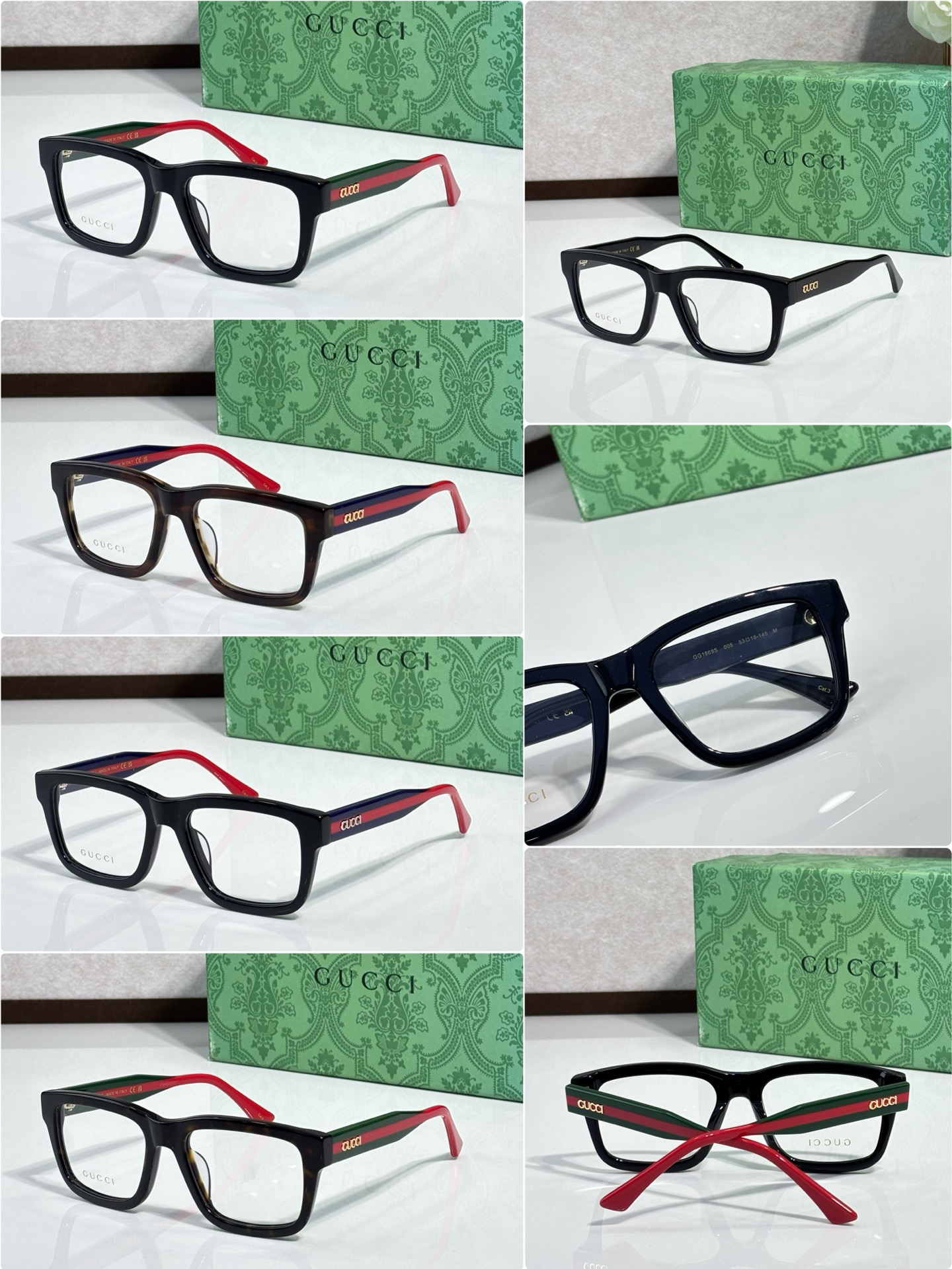 GUCC* MODEL: GG1869S SIZE: 53口18-145