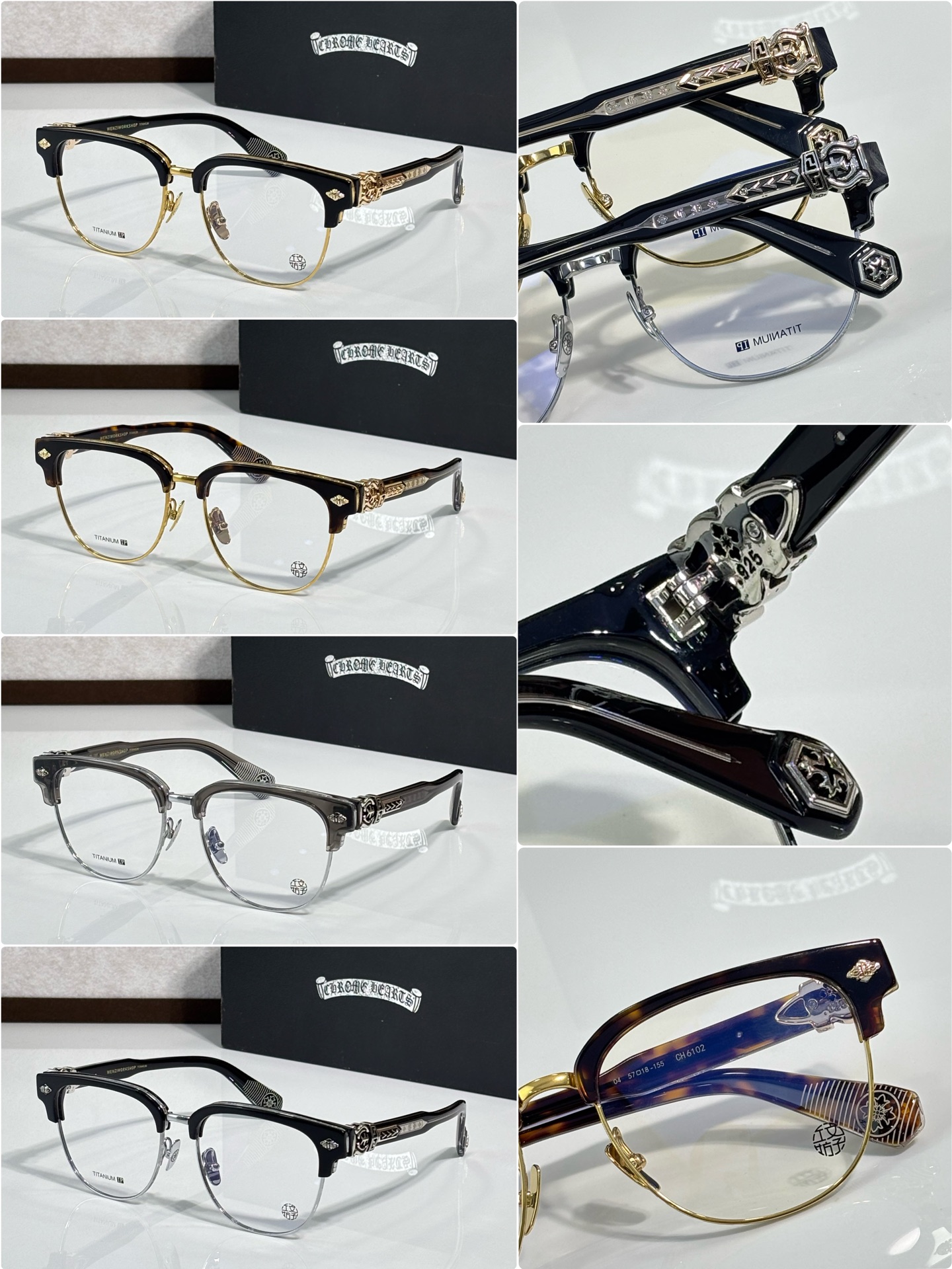 CHROME HEART* MODELO: CH6102 TALLA: 57 boca 18-155