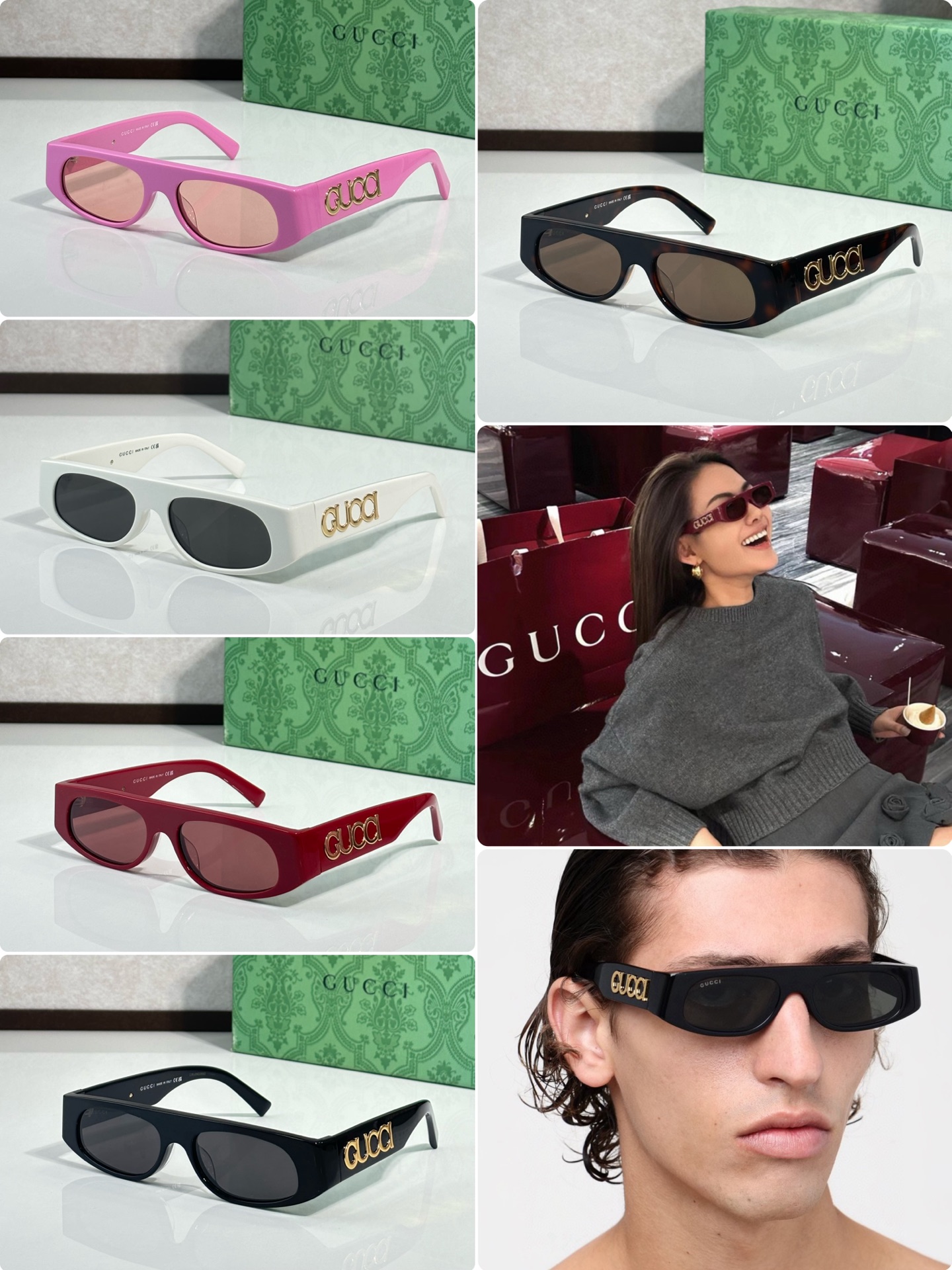 GUCC* MODEL: GG1771S SIZE: 51口16-140