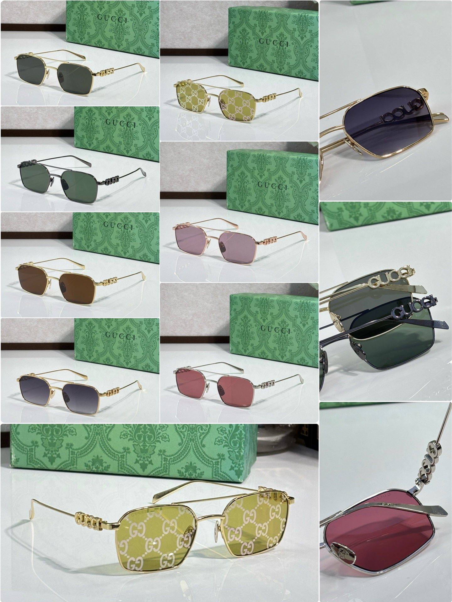 GUCC* MODEL: GG1854S SIZE: 53口20-145
