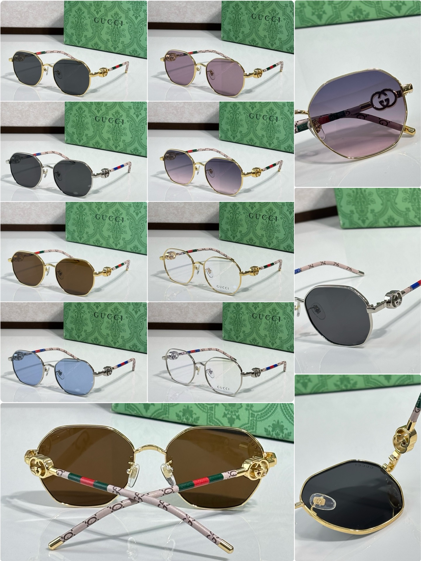 GUCC* MODEL: GG2211S SIZE: 56口19-145