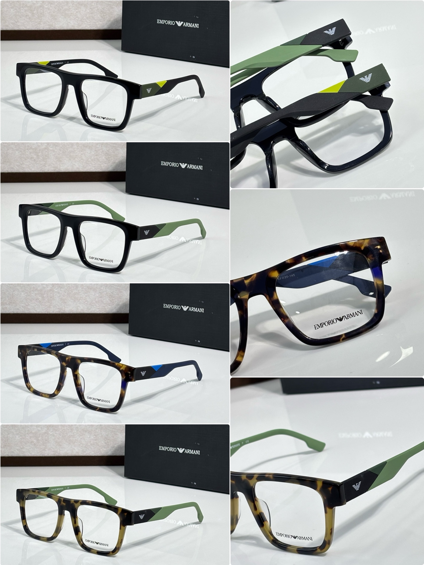 EMPORIO ARMAN* MODEL：EA3252U SIZE：53口20-145