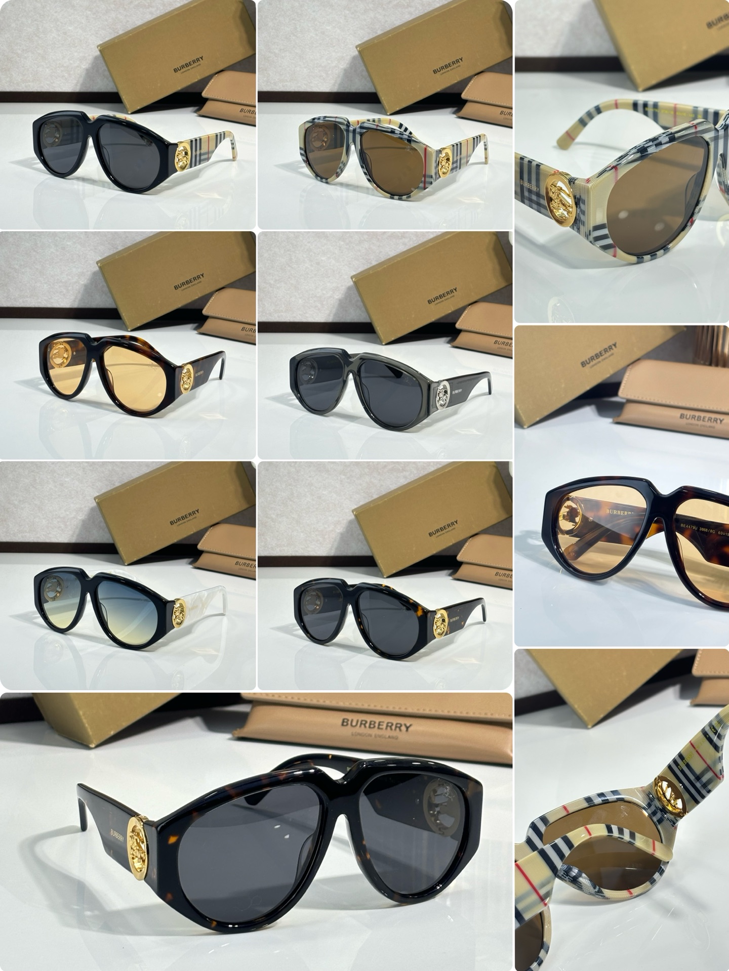 BURBERR* MOD: BE4479U TALLA:60口15-140