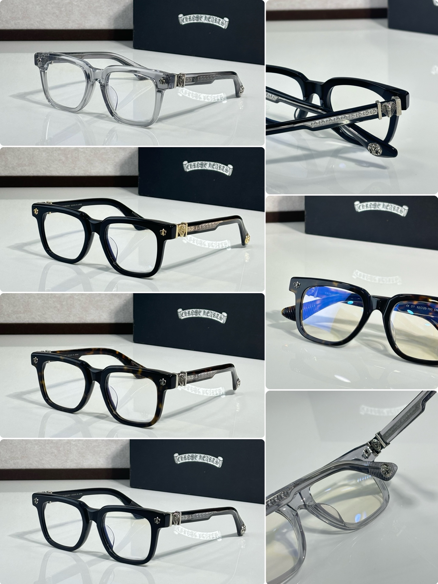 CHROME HEART* MODEL: CH8335 TALLA: 52口20-153
