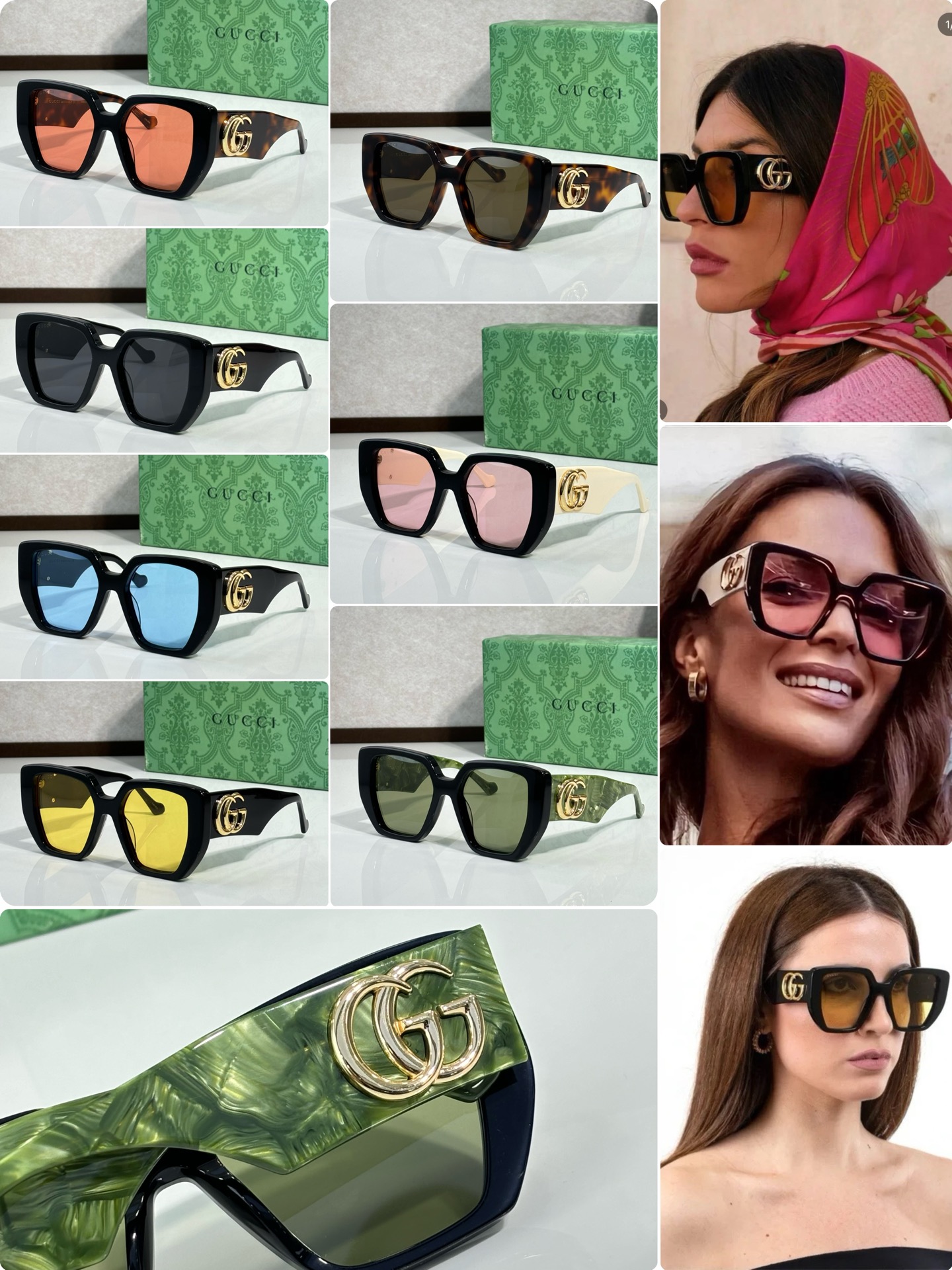 GUCC* MODEL：GG0956S Size： 54-19-145