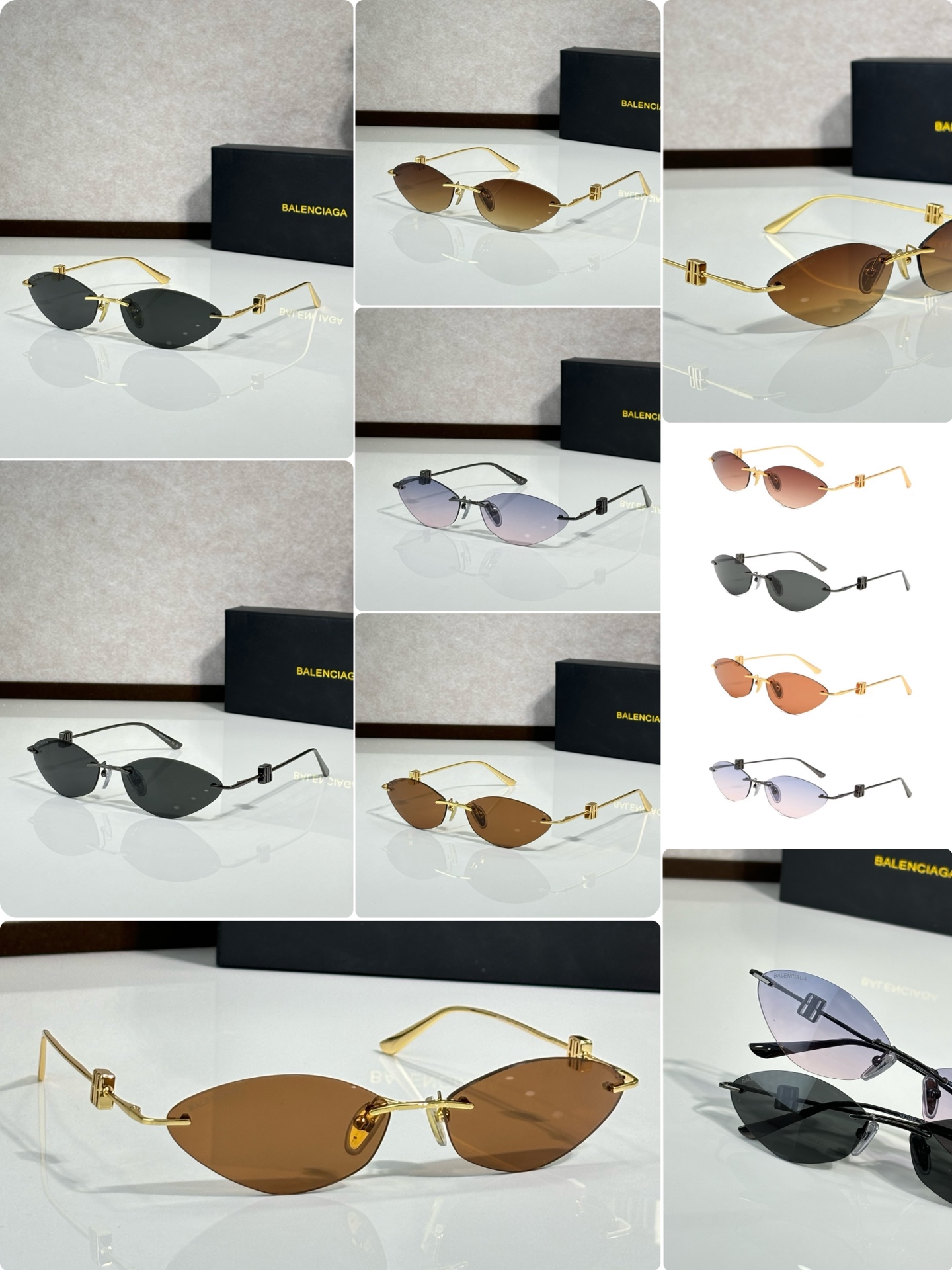 BALENCIAG* MODELO: BB 0506S TALLA: 64口16-135