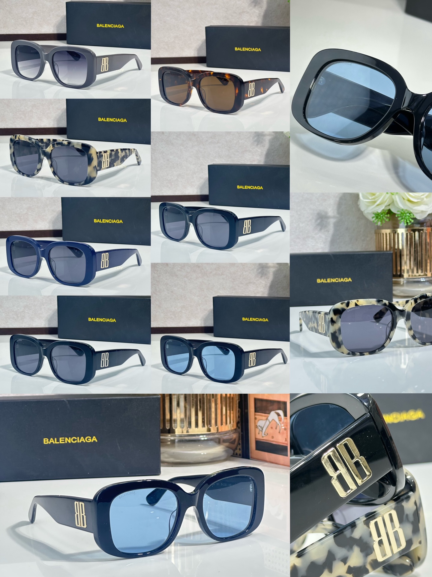 BALENCIAG* MODELO: BB0456S TALLA: 54口20-145