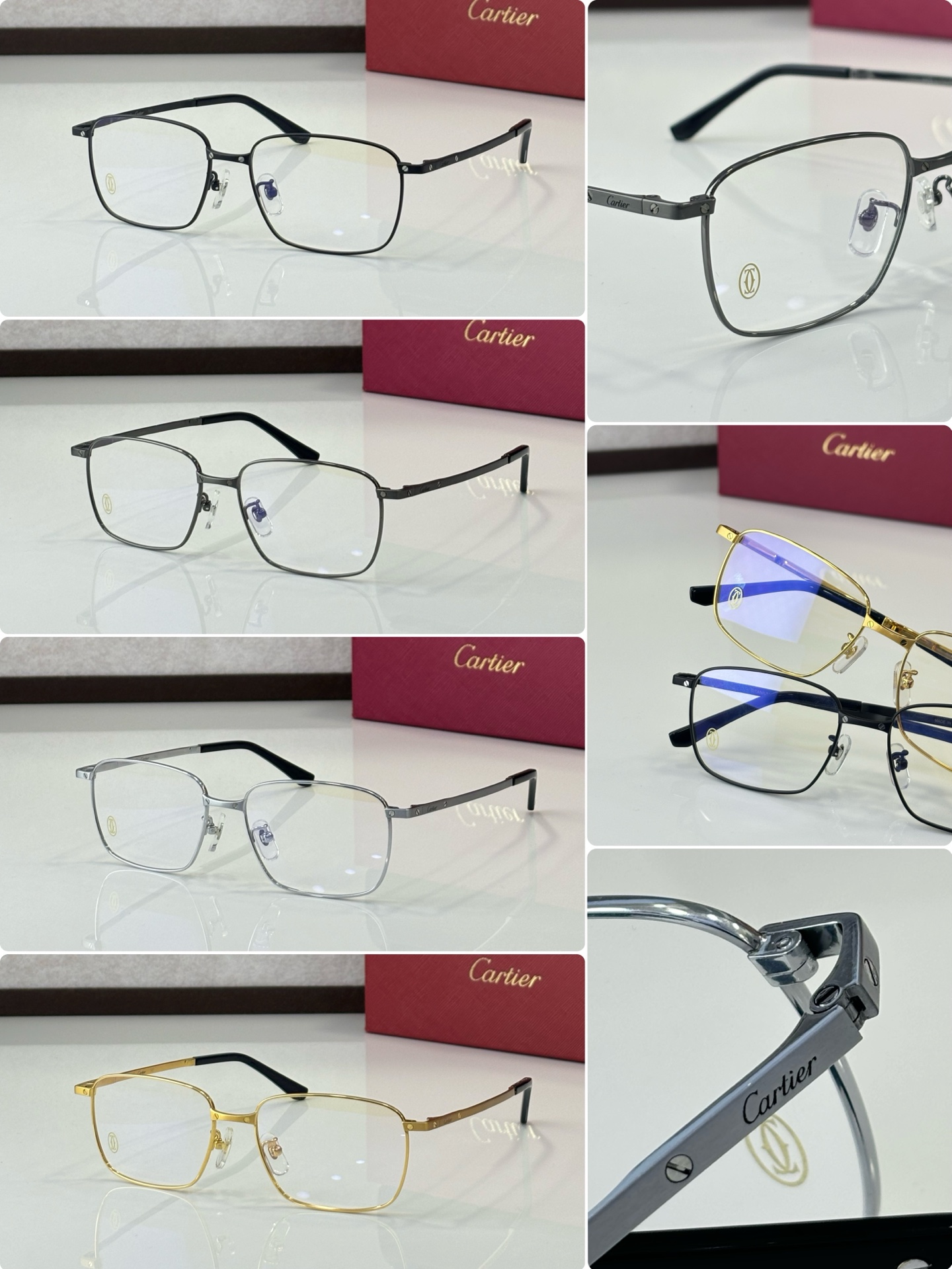 Cartie* Mod：CT0320O Size：56-17-145 Titanium