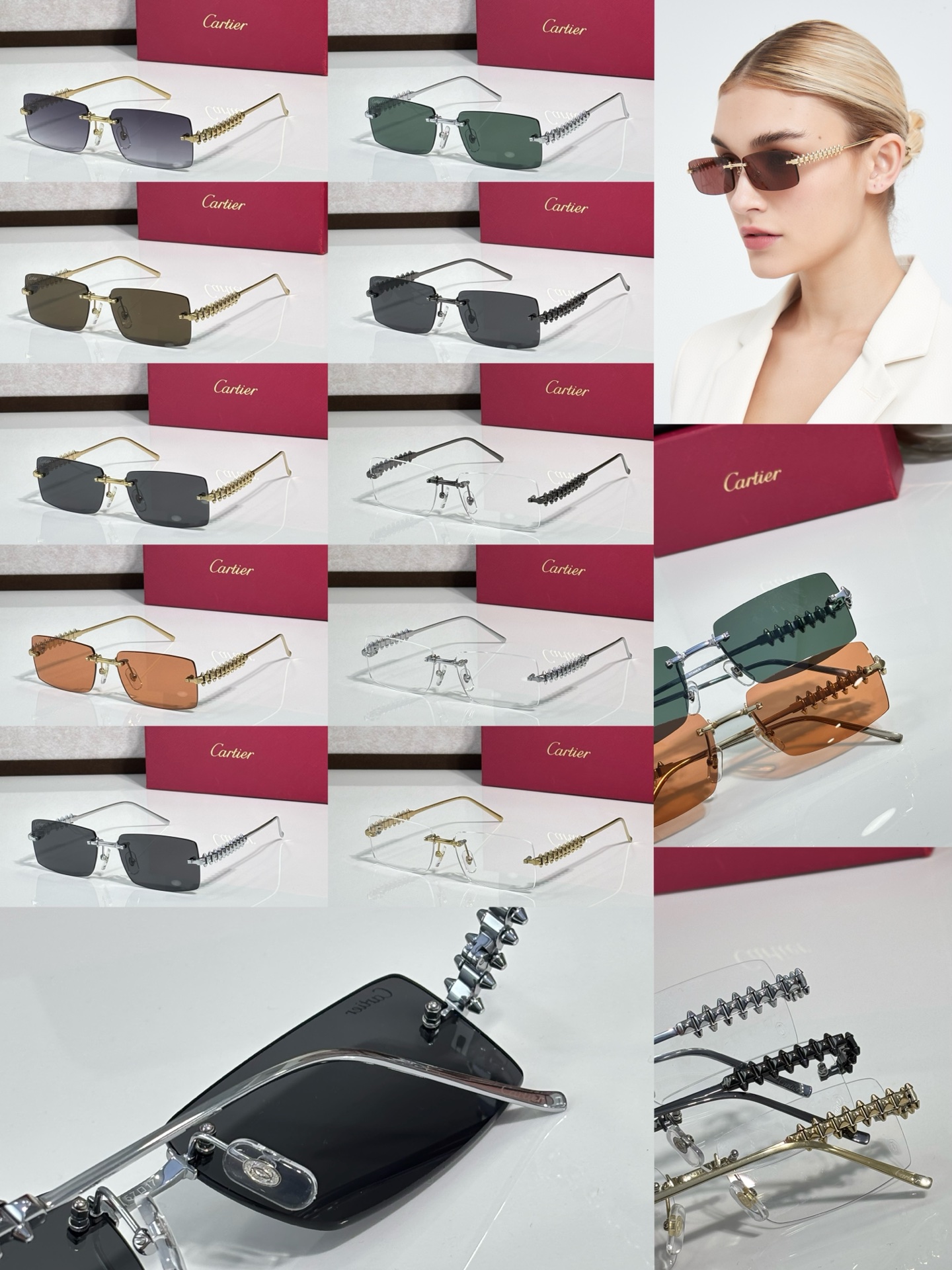 Cartie* Titanio puro Mod: CT0604S Talla: 57-17-140