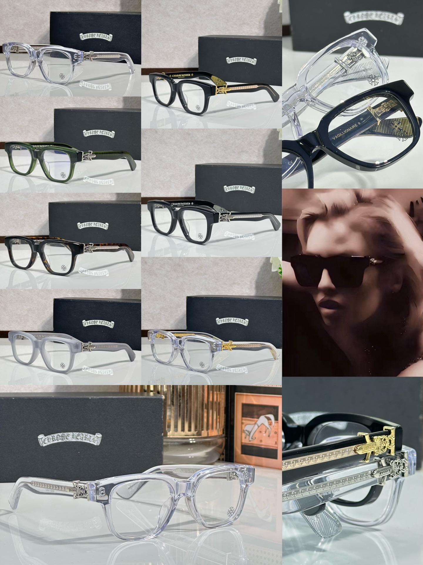 Chrome Heart* MODEL:VAGILLIONAIRE ll SIZE：54口19-152