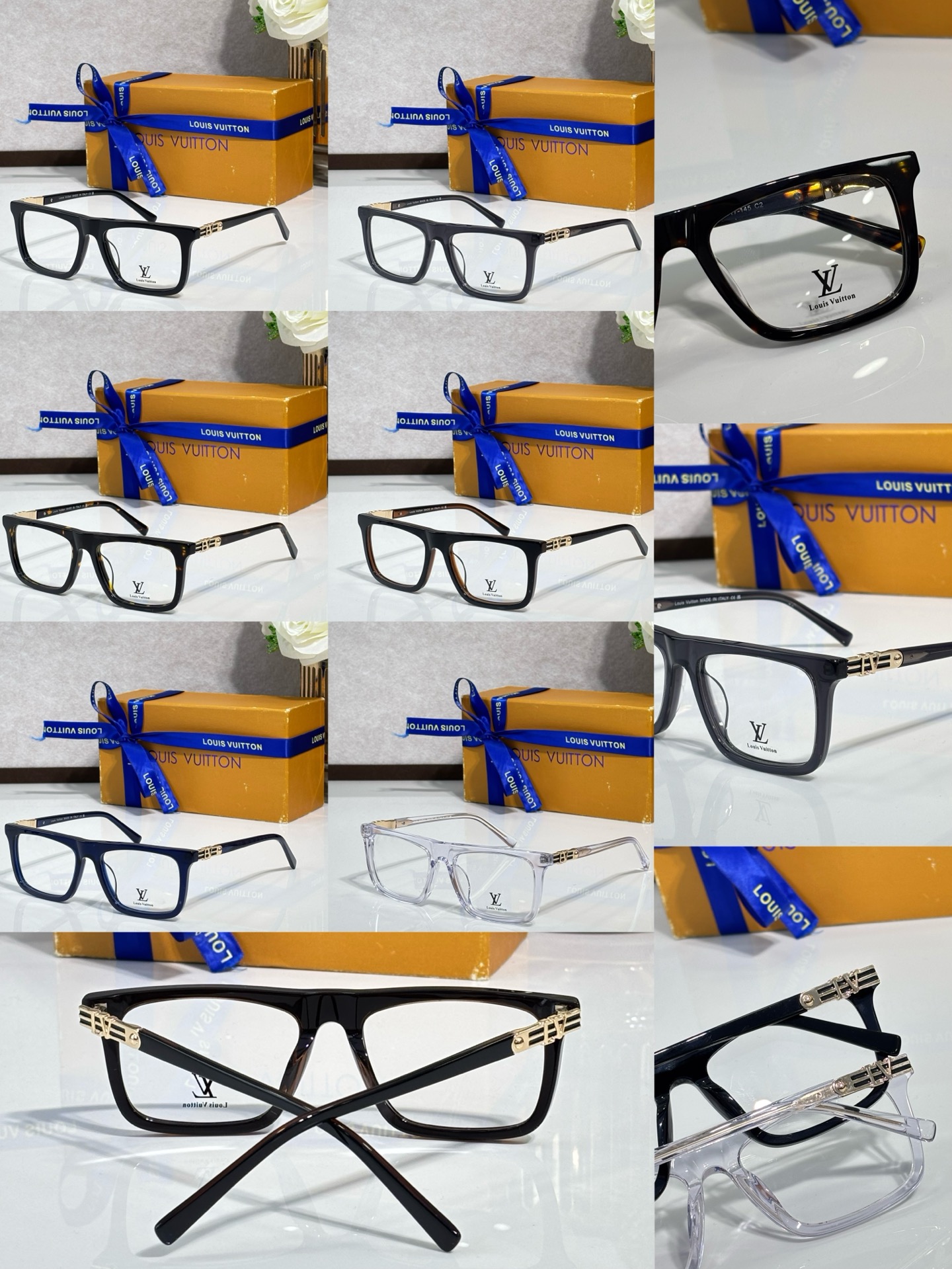 LOUIS VUITTO* MODELO: LV2080 TALLA: 54口17-145